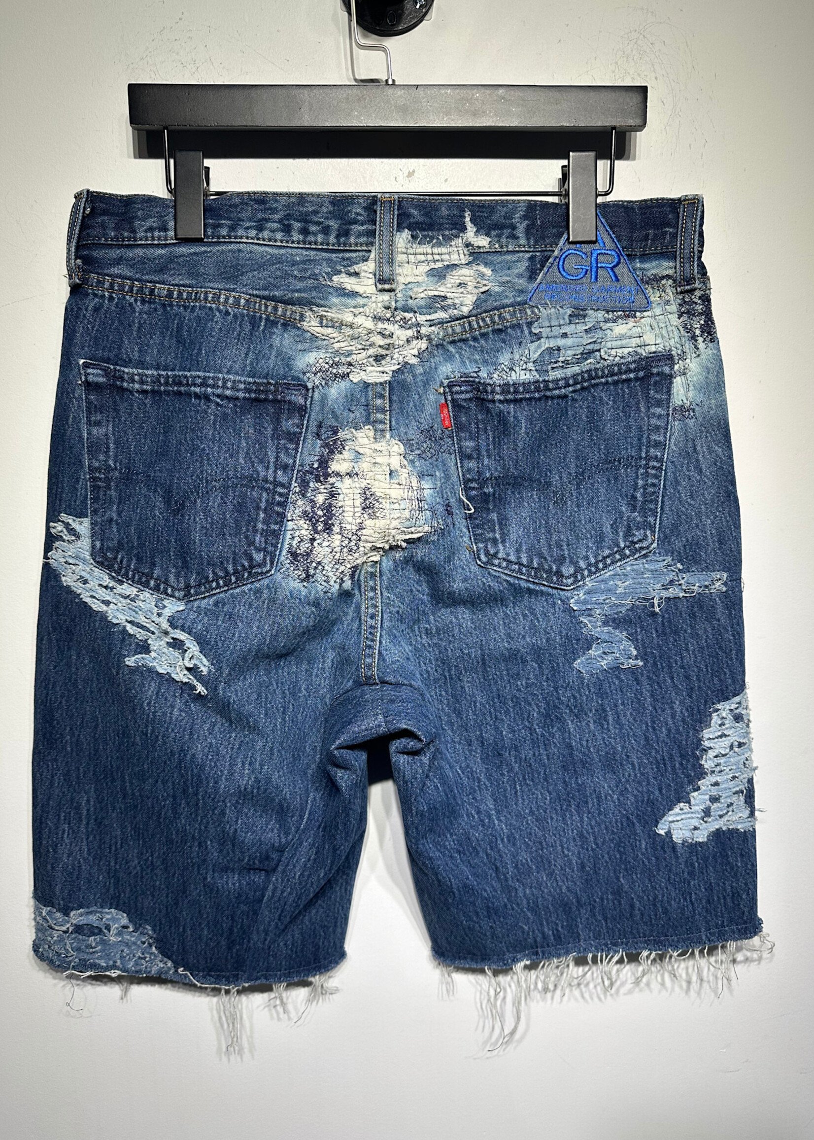 Levi's Reworked Boro Stitch Jorts Masc 34