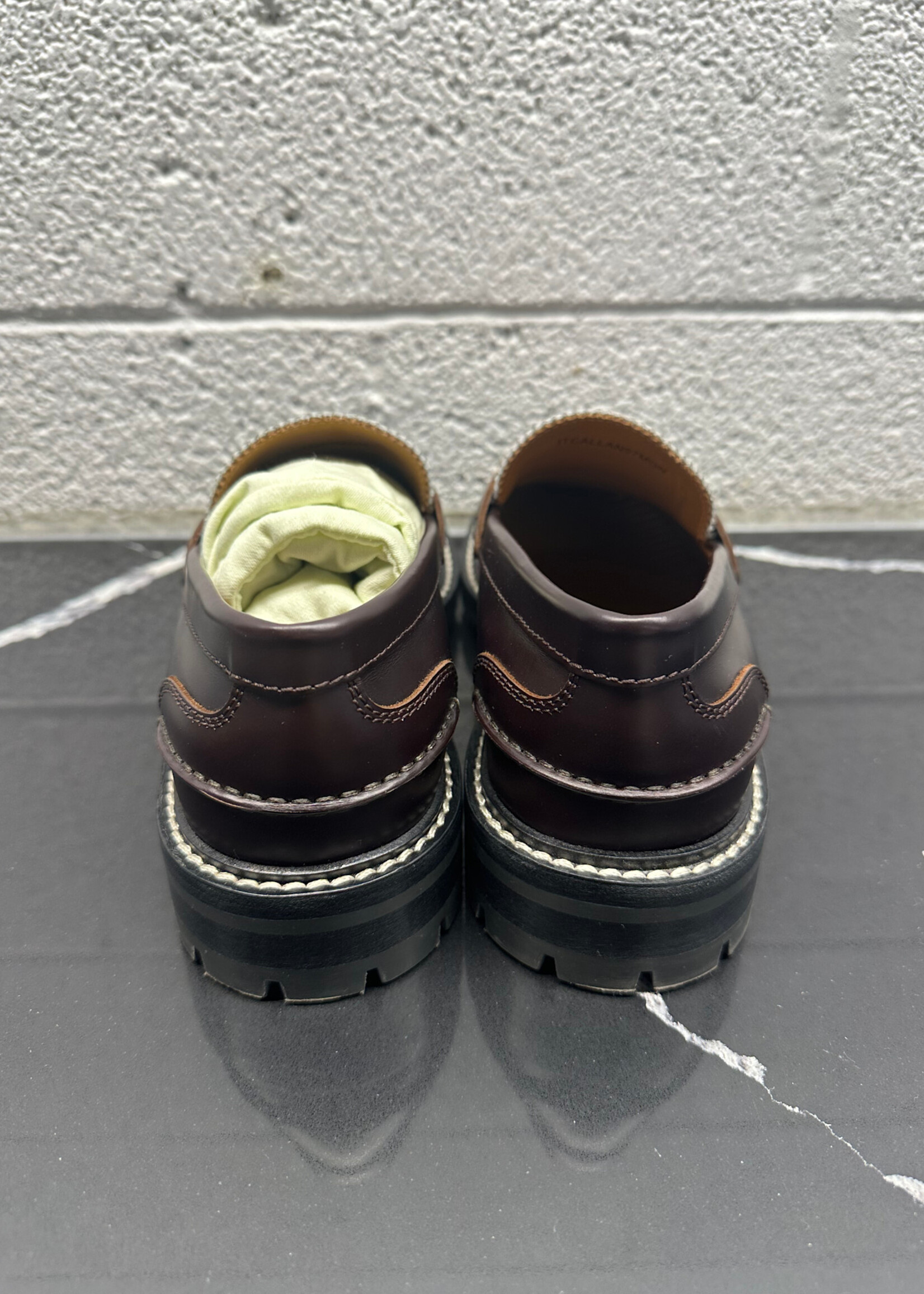 Burberry Plaid Brow Loafers Masc 9