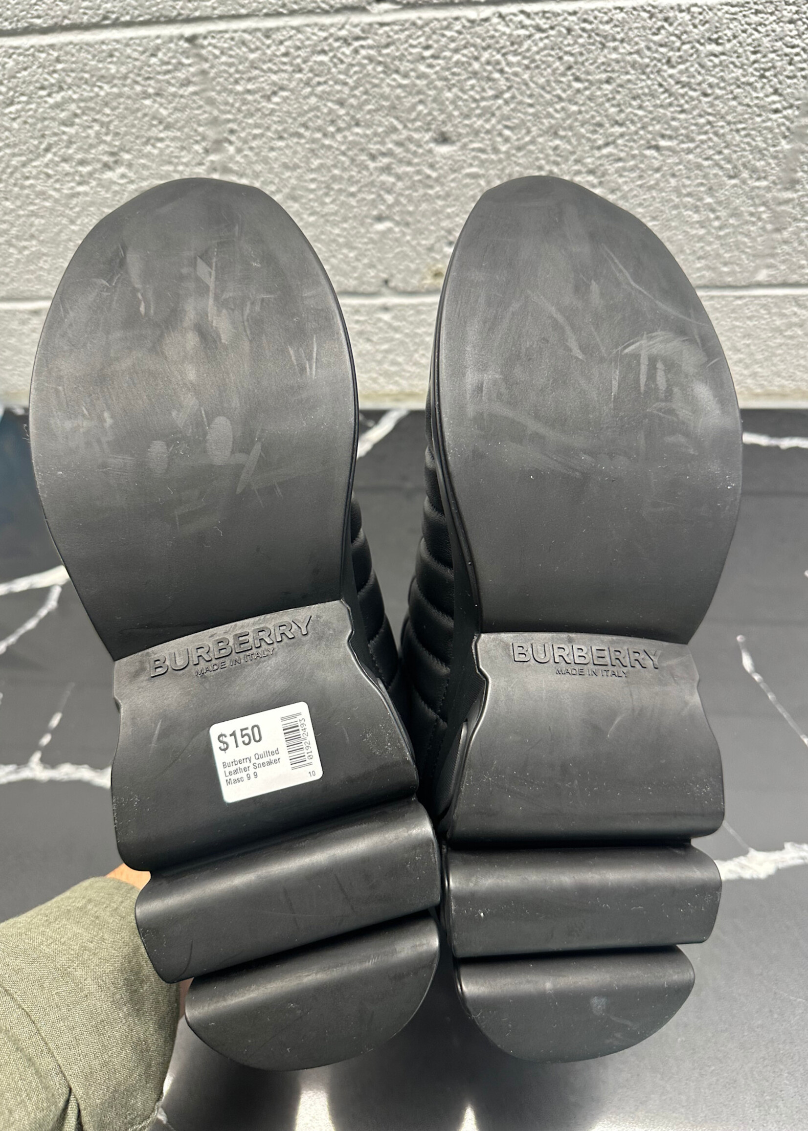 Burberry Quilted Leather Sneaker Masc 9