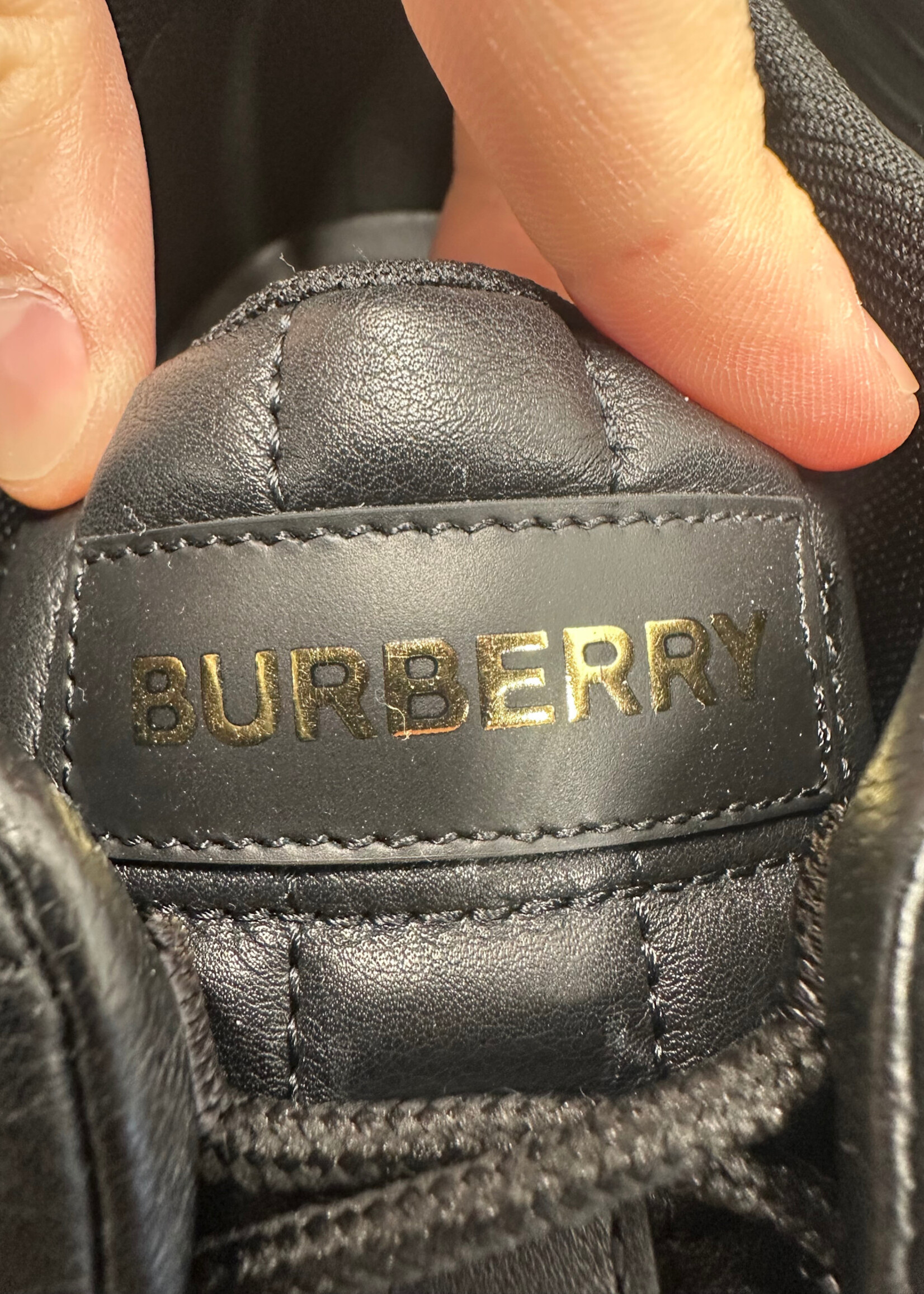 Burberry Quilted Leather Sneaker Masc 9