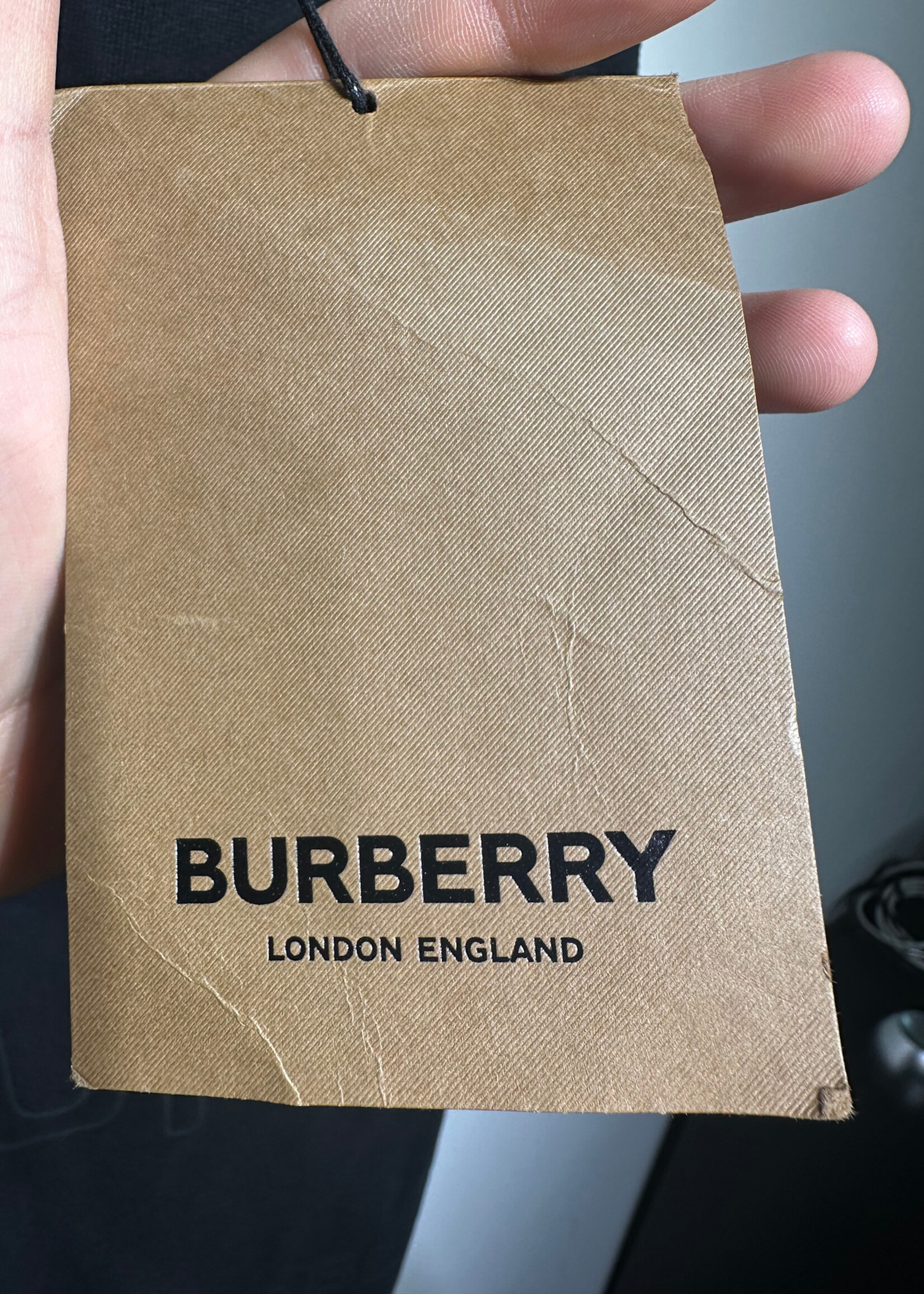 NWT Burberry Black Logo Sweatpant 26-28
