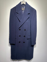 Burberry Navy Wool Trench Coat Masc L/XL