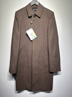 NWT Balenciaga Houndstooth Wool Coat Fem L