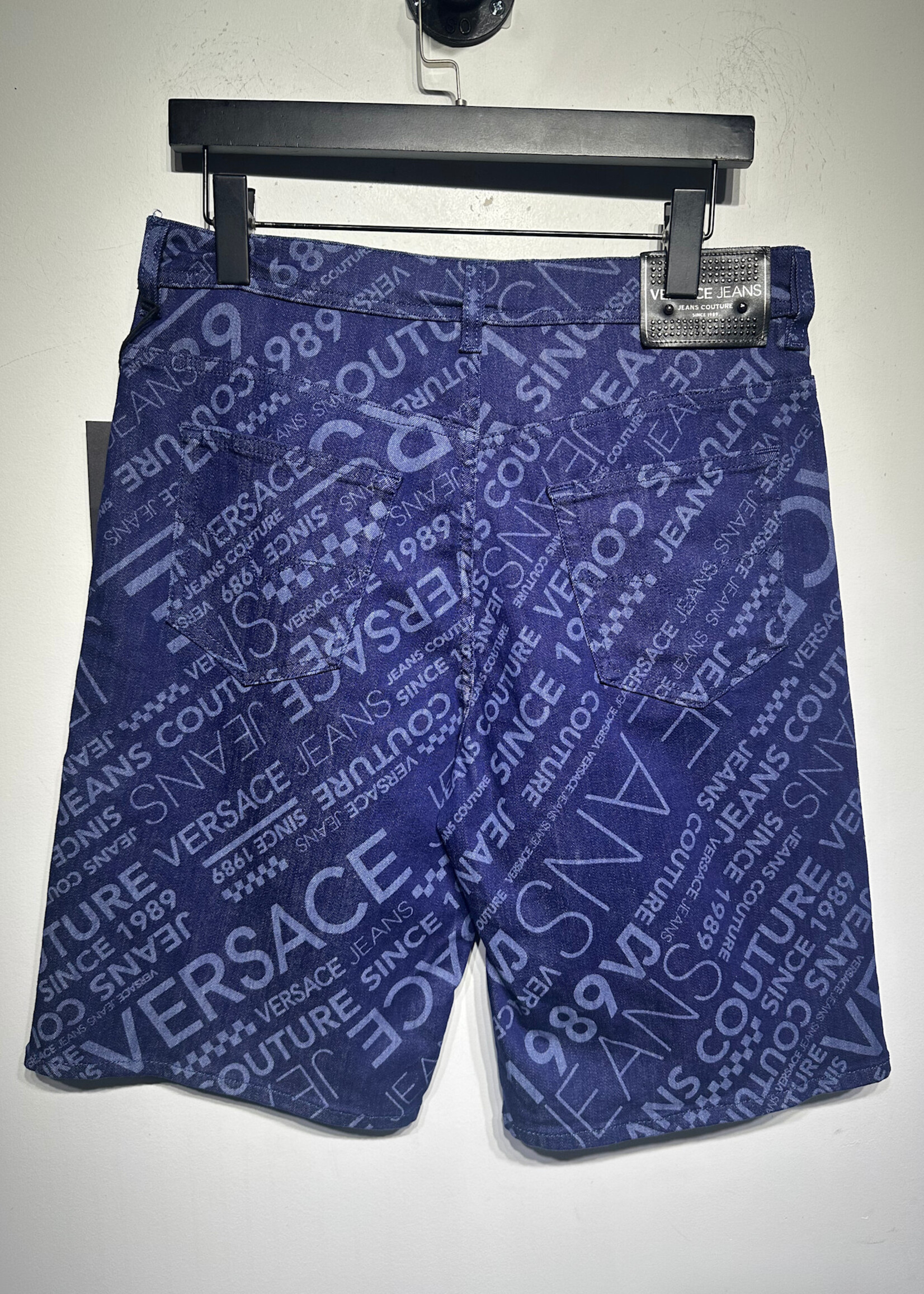 Versace Jeans Couture Blue Logo Jorts Masc 31
