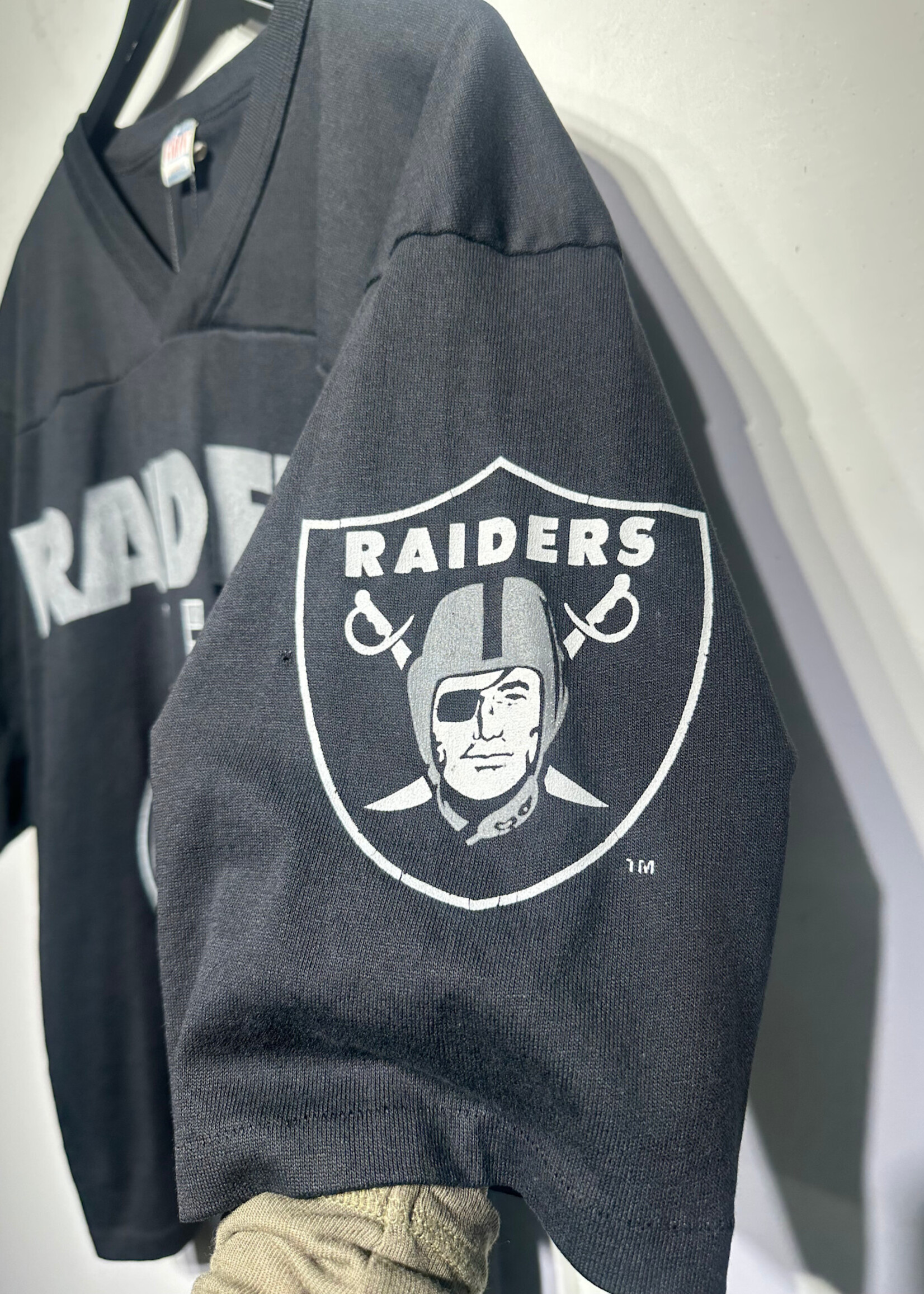 Vintage Raiders AFC Jersey Tee L