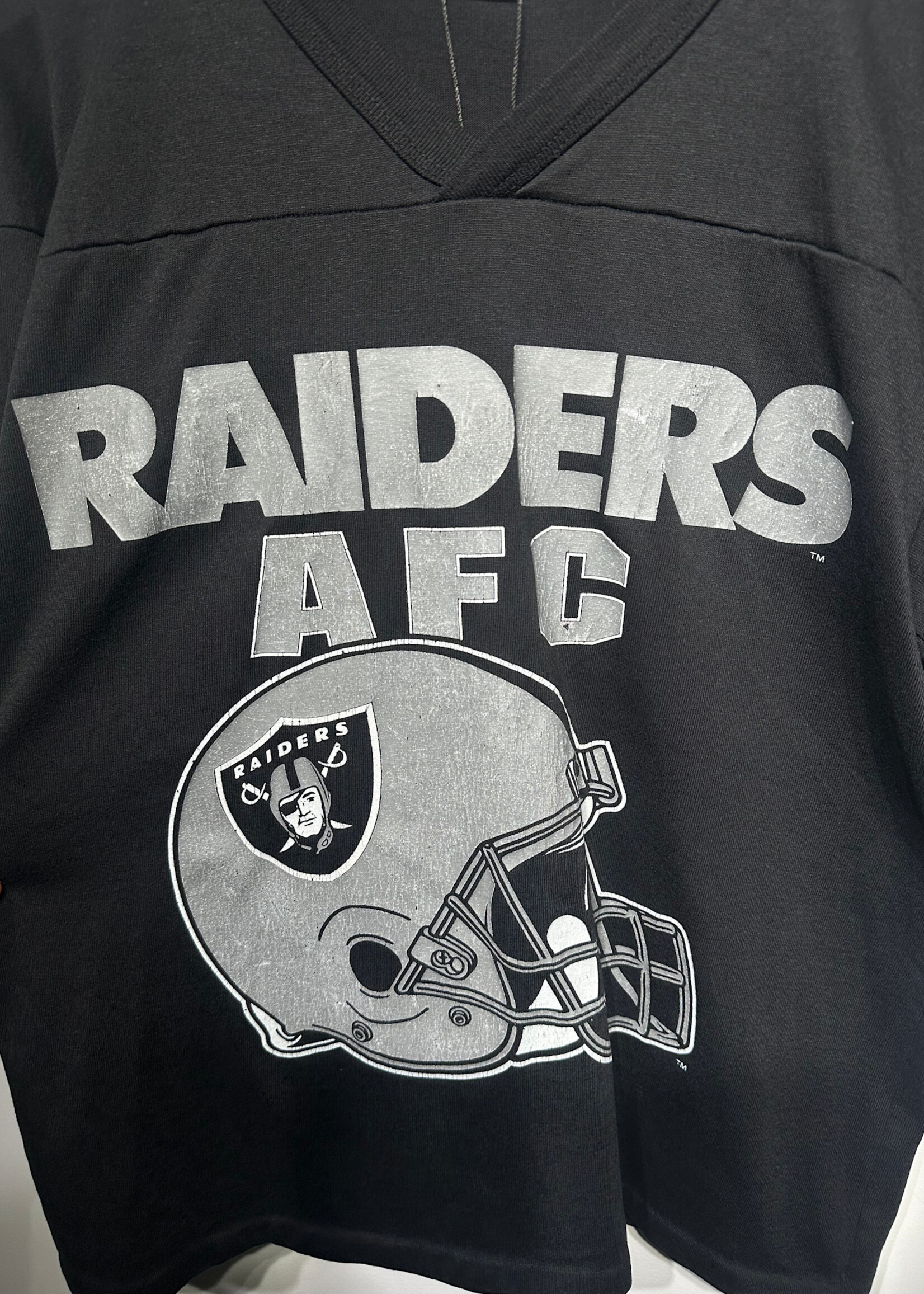 Vintage Raiders AFC Jersey Tee L