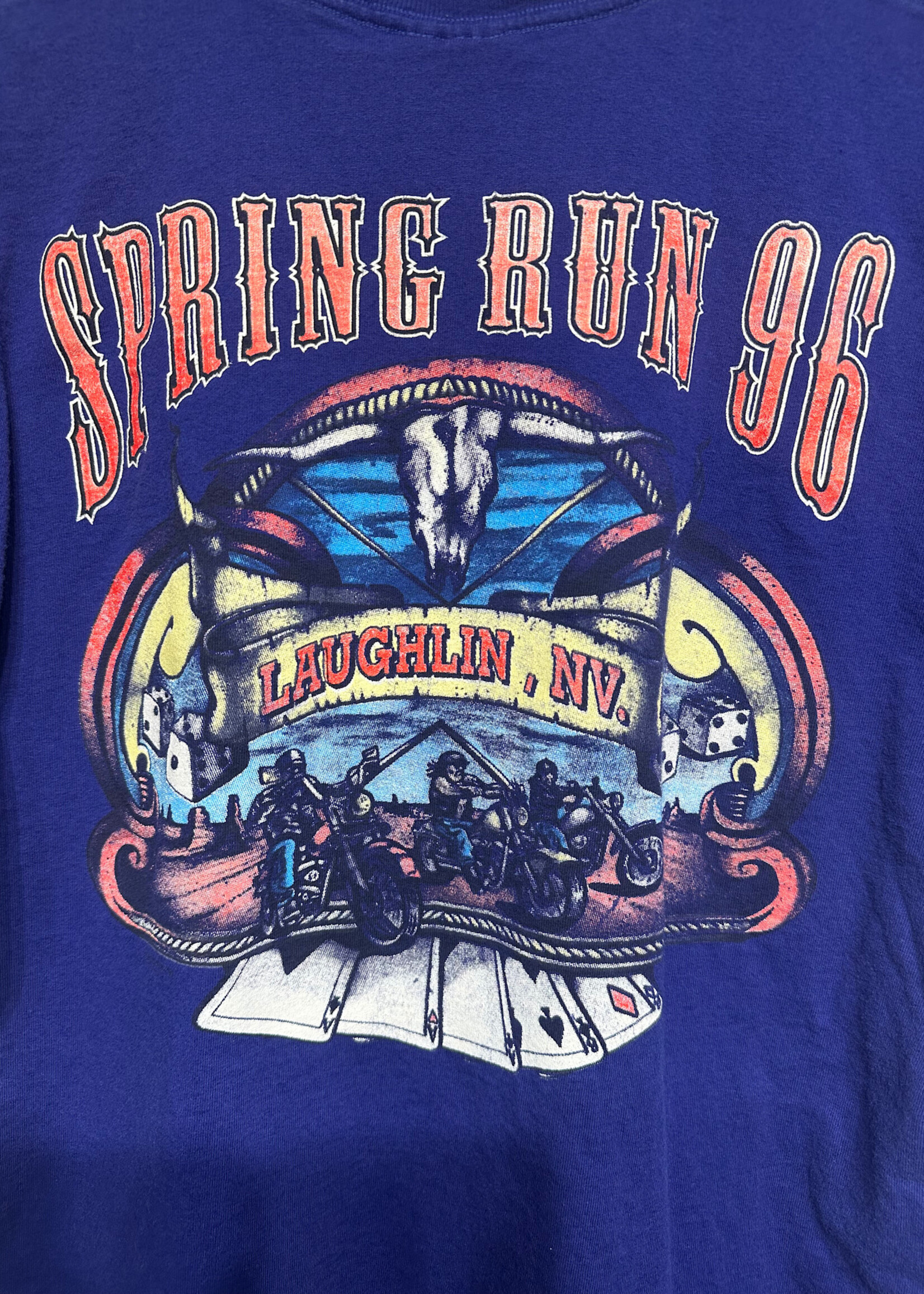 Harley Spring Run 95 Blue Tee L