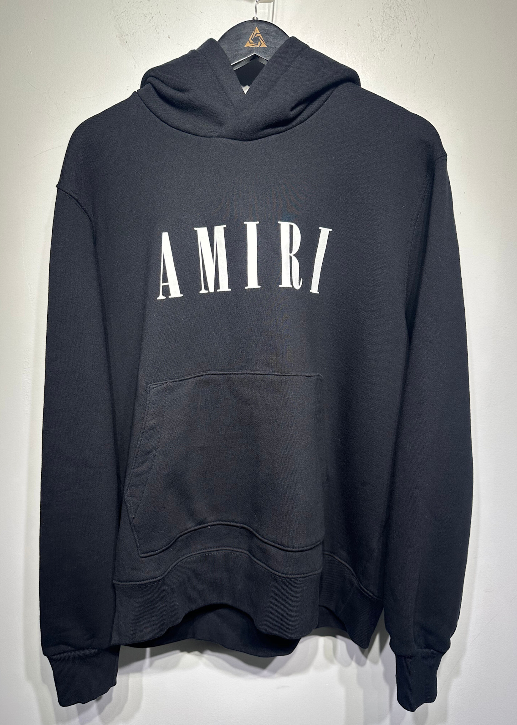 Amiri Black Spell Out Sweater L