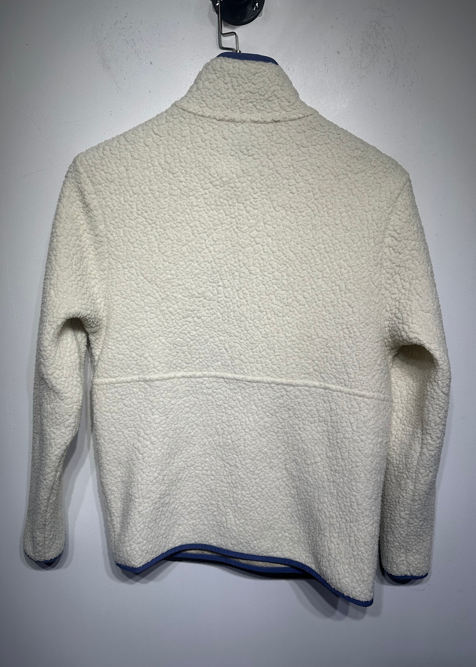 Patagonia White/Blue Deep Pile Fleece Fem XS