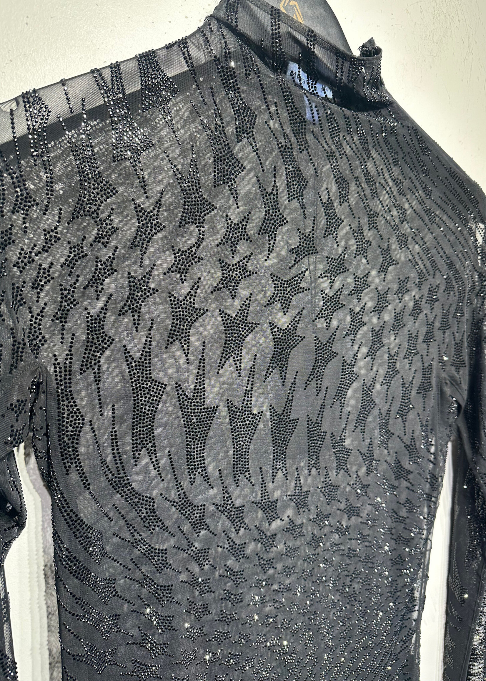 MUGLER X H&M RHINESTONE T SHIRT S