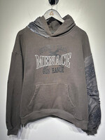 Menace Dark Grey/Green Hoodie L