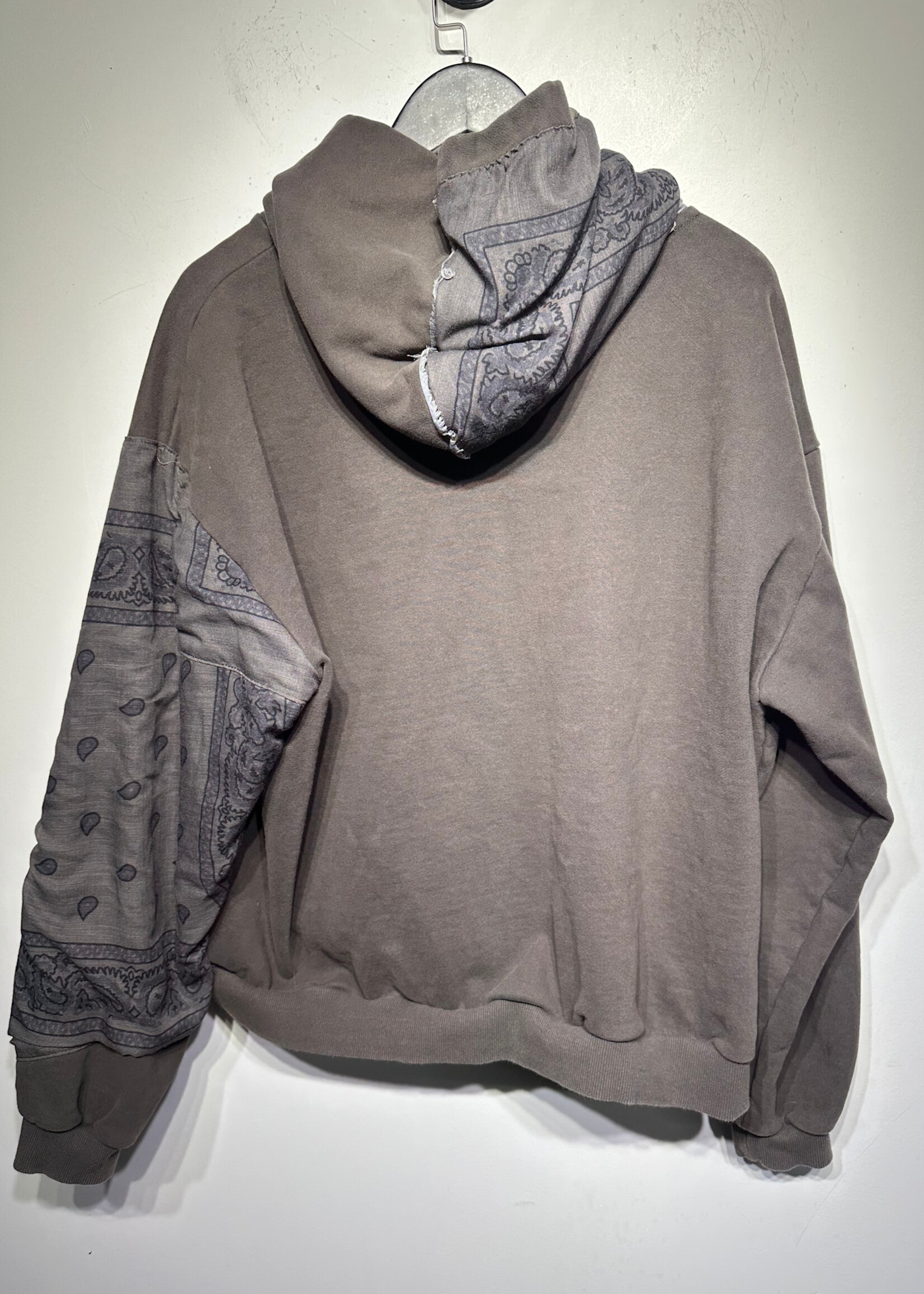 Menace Dark Grey/Green Hoodie L