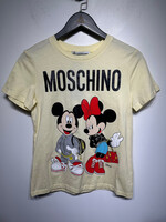 H&Moschino Mickey Minnie Yellow Tee XS