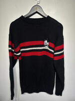 Mickey Limited Red Black Vintage Sweater L