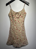 Steppin Out Vintage Yellow Midi Dress S