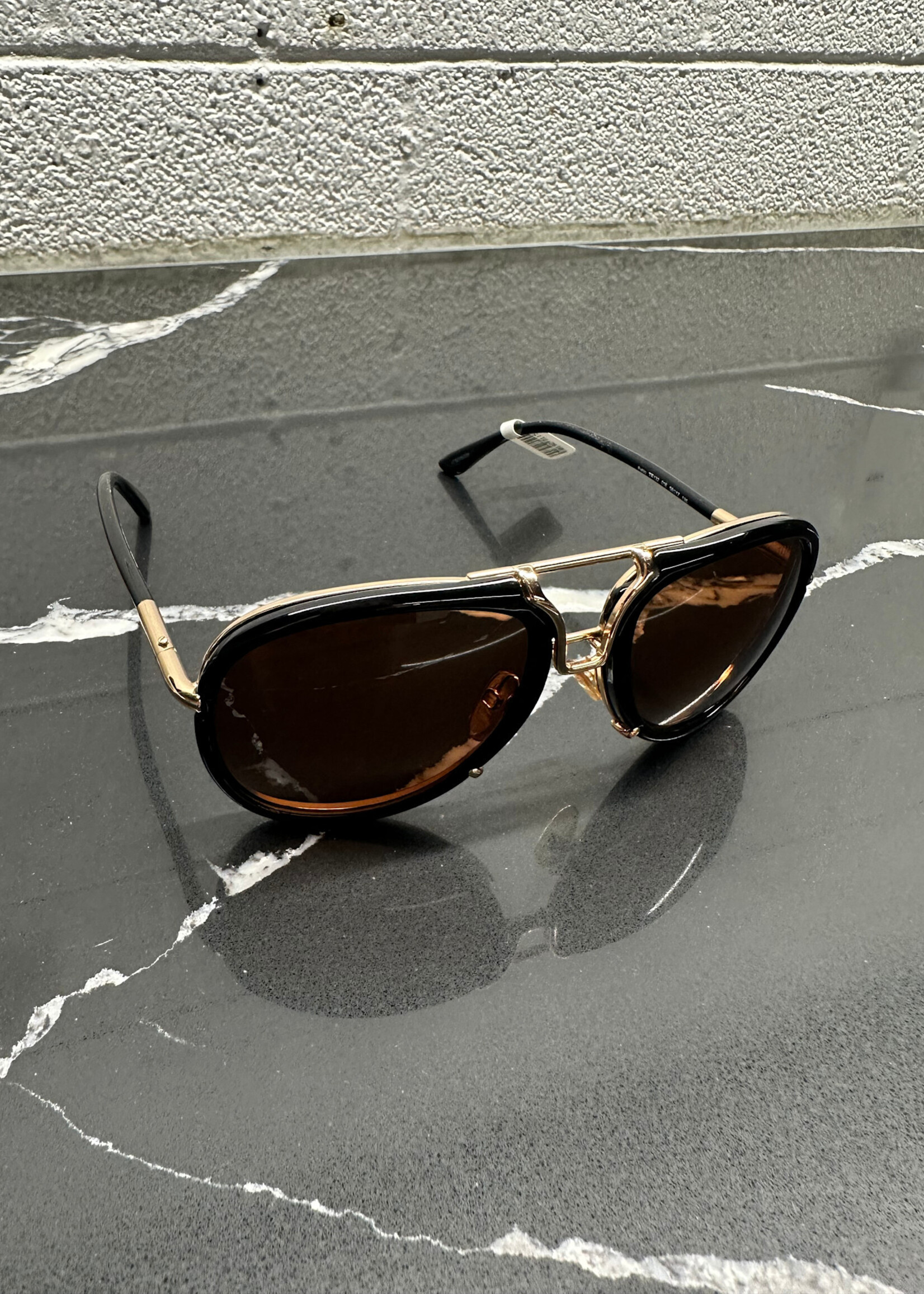 Tom Ford Brown Aviators WITH CASE