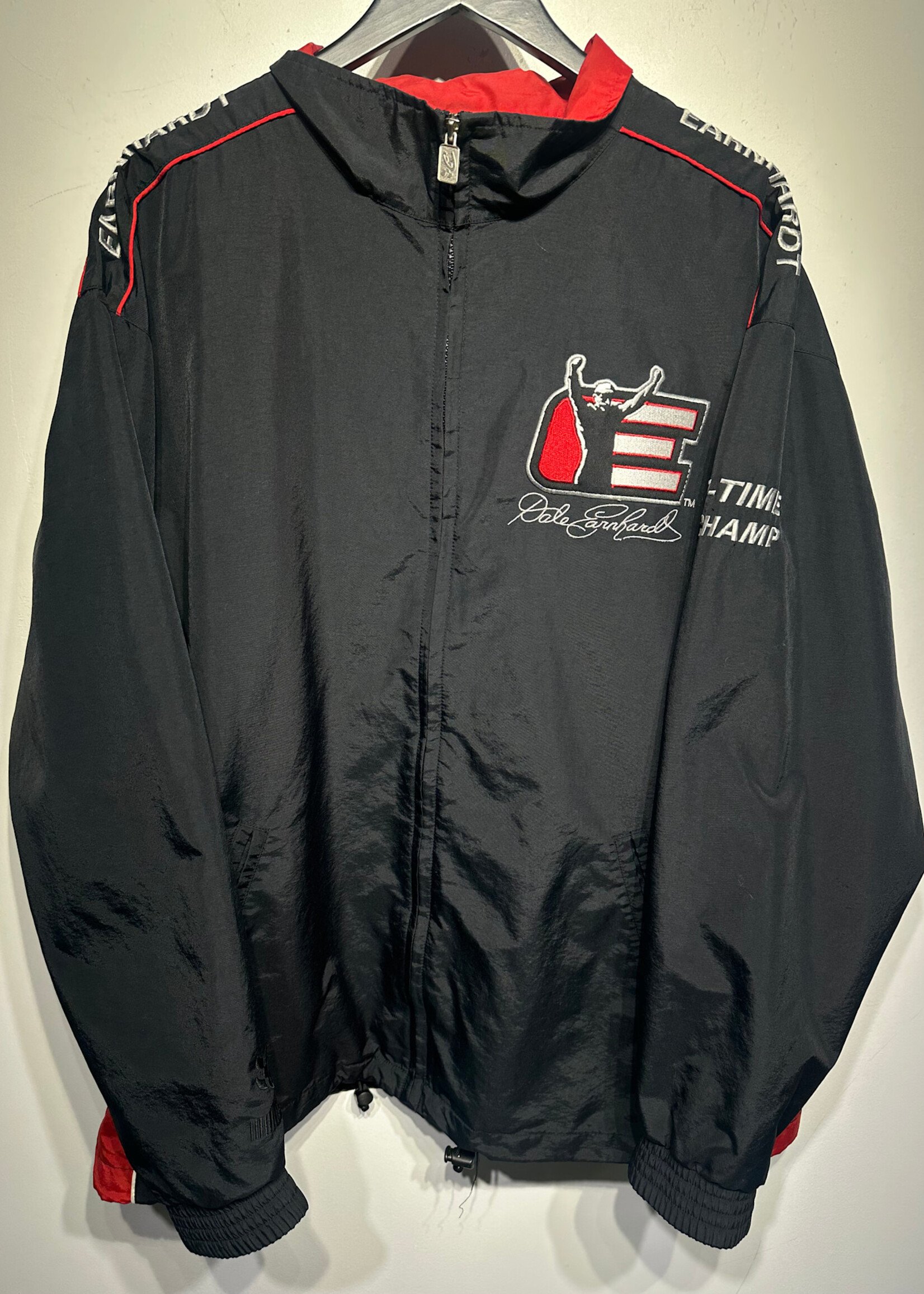 DALE EARNHARDT BLACK/RED RACE JACKET XL