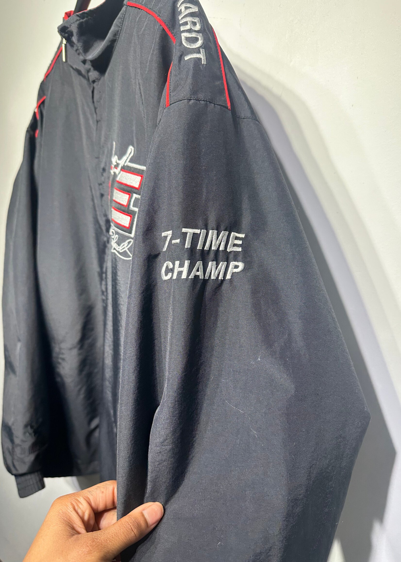 DALE EARNHARDT BLACK/RED RACE JACKET XL