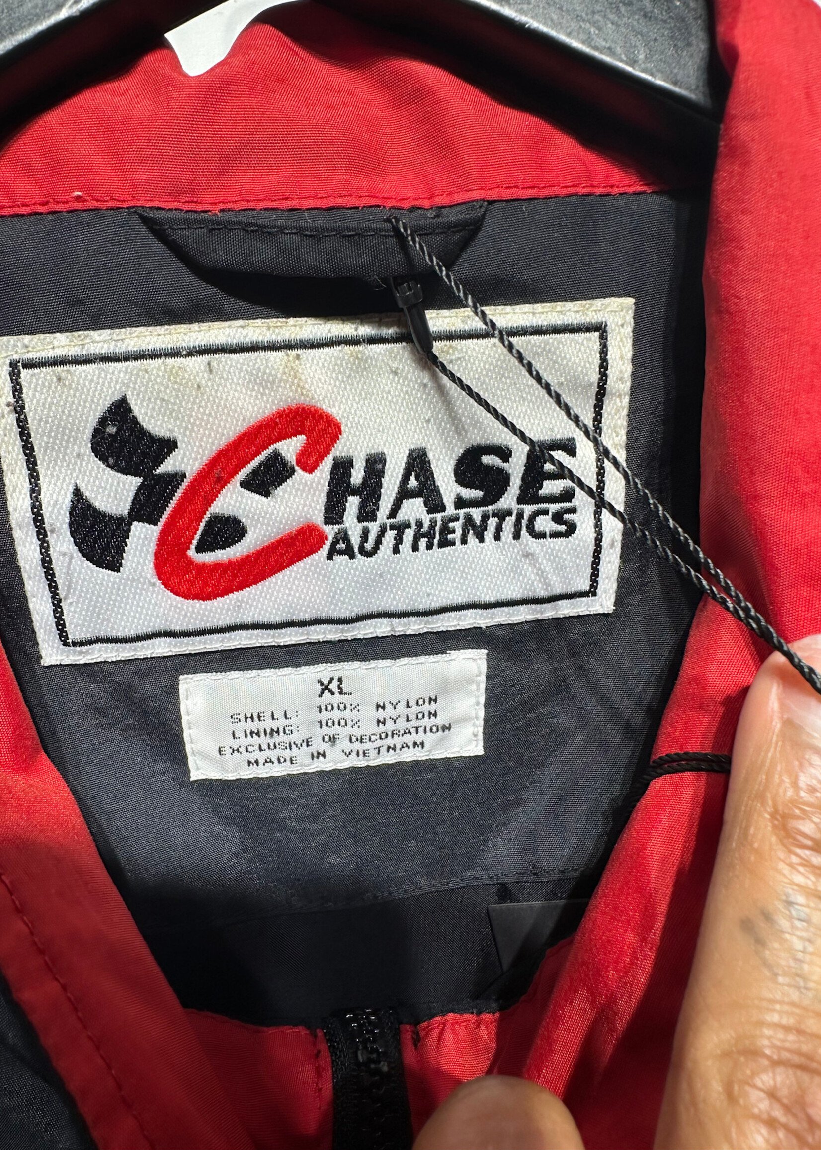 DALE EARNHARDT BLACK/RED RACE JACKET XL