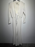 Stone Cold Fox White Front Tie Jumpsuit XS