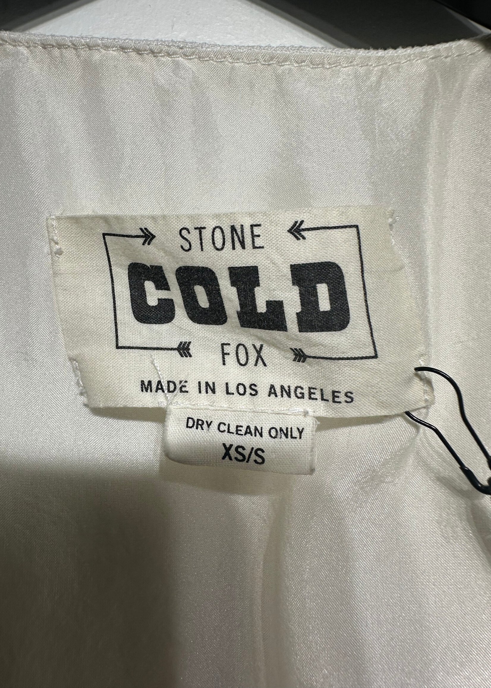 Stone Cold Fox White Front Tie Jumpsuit XS