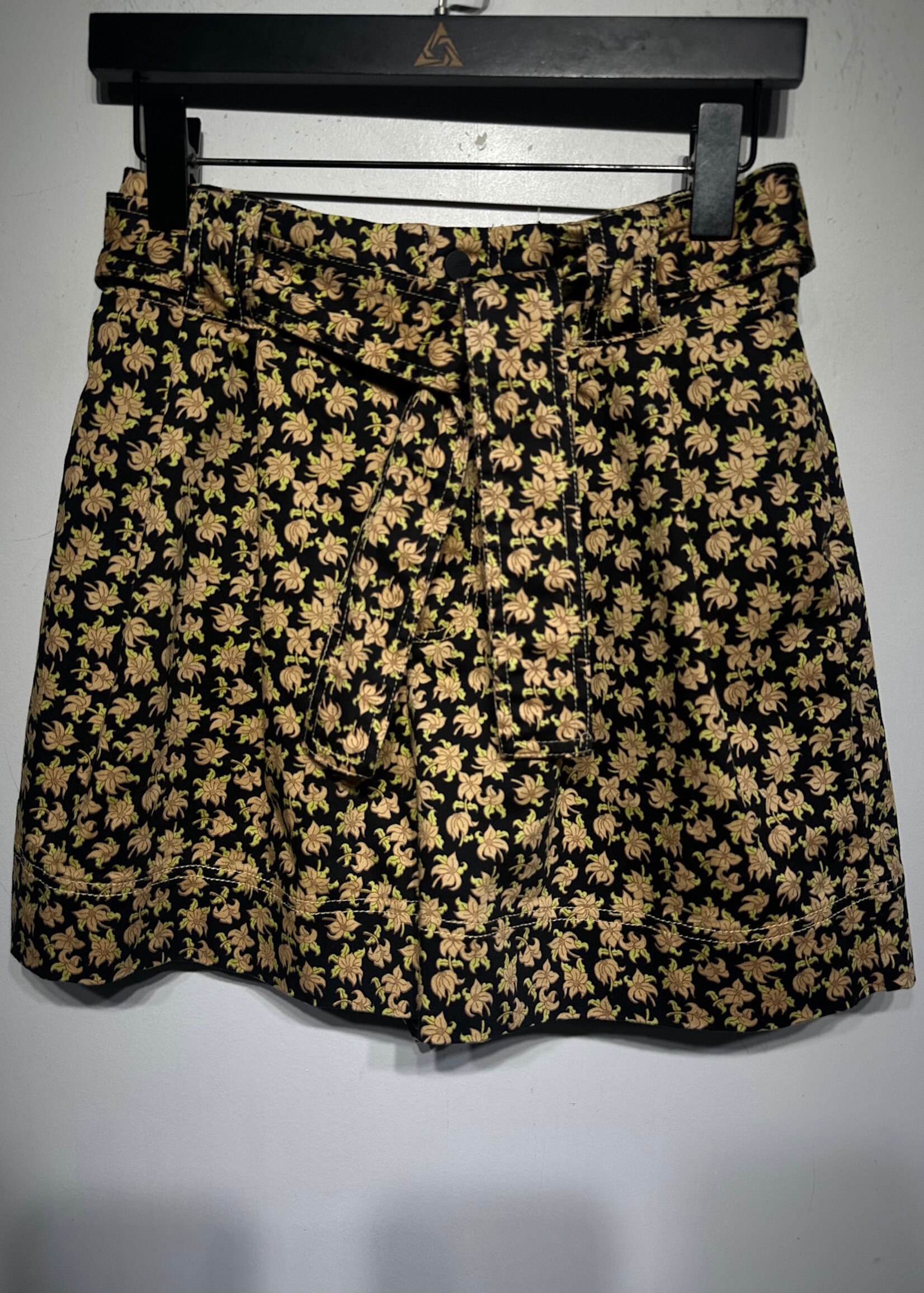 Scotch & Soda Black Yellow Floral Shorts 26