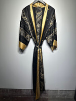 NATORI CLASSICS BLACK SILK COVERUP L 2