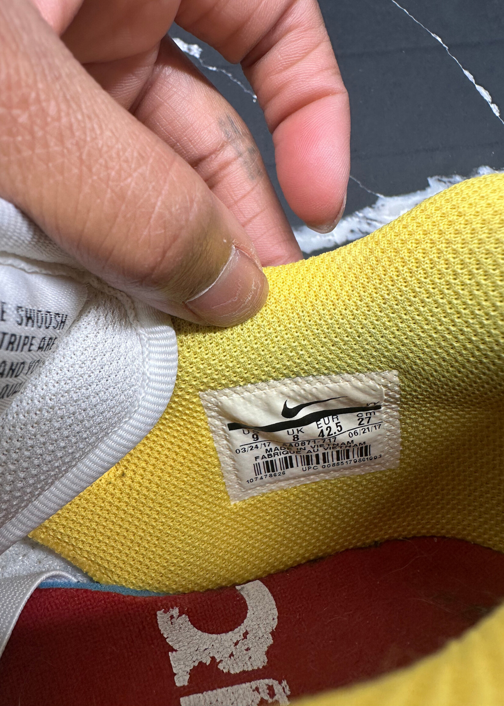 Nike SB X Supreme AF2 Yellow Masc 9