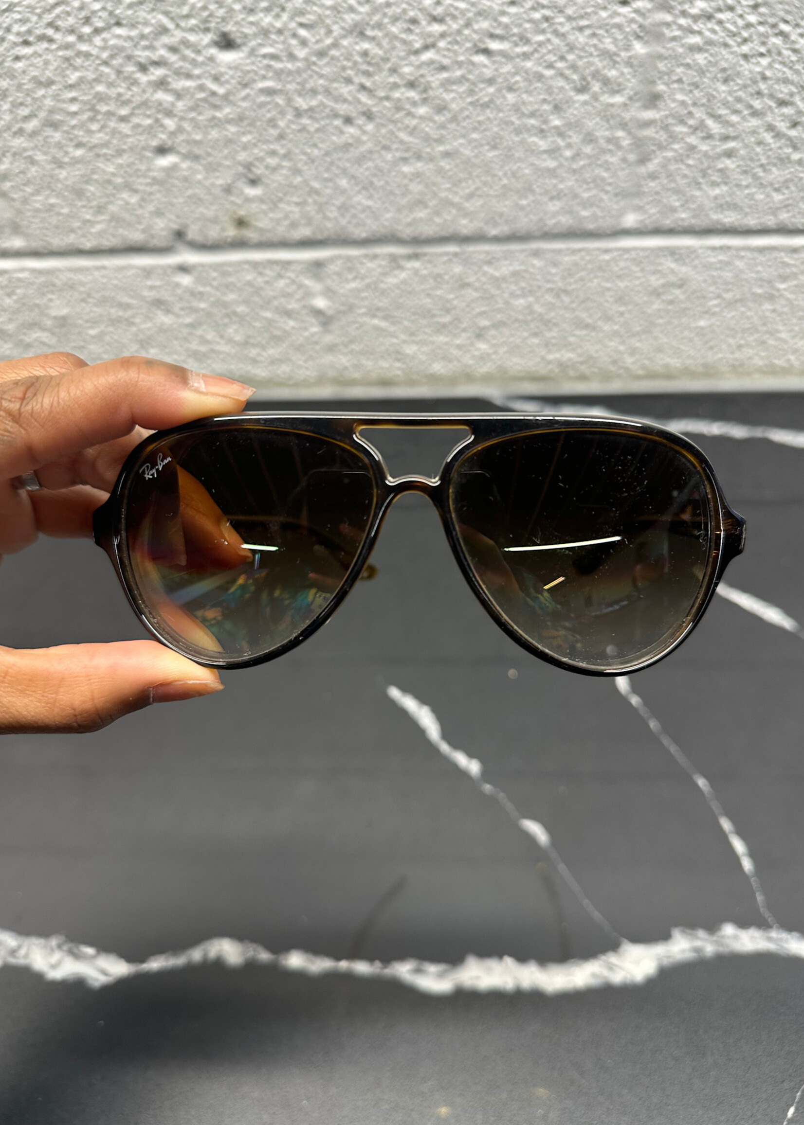 RAY BANS BROWN MARBLE FRAMES