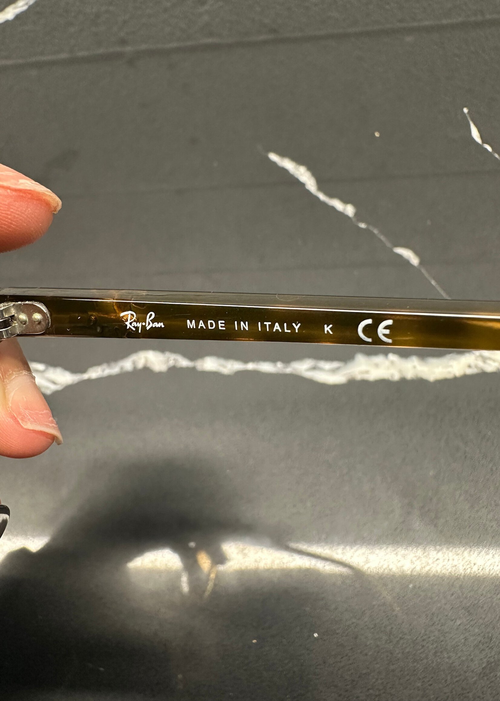 RAY BANS BROWN MARBLE FRAMES