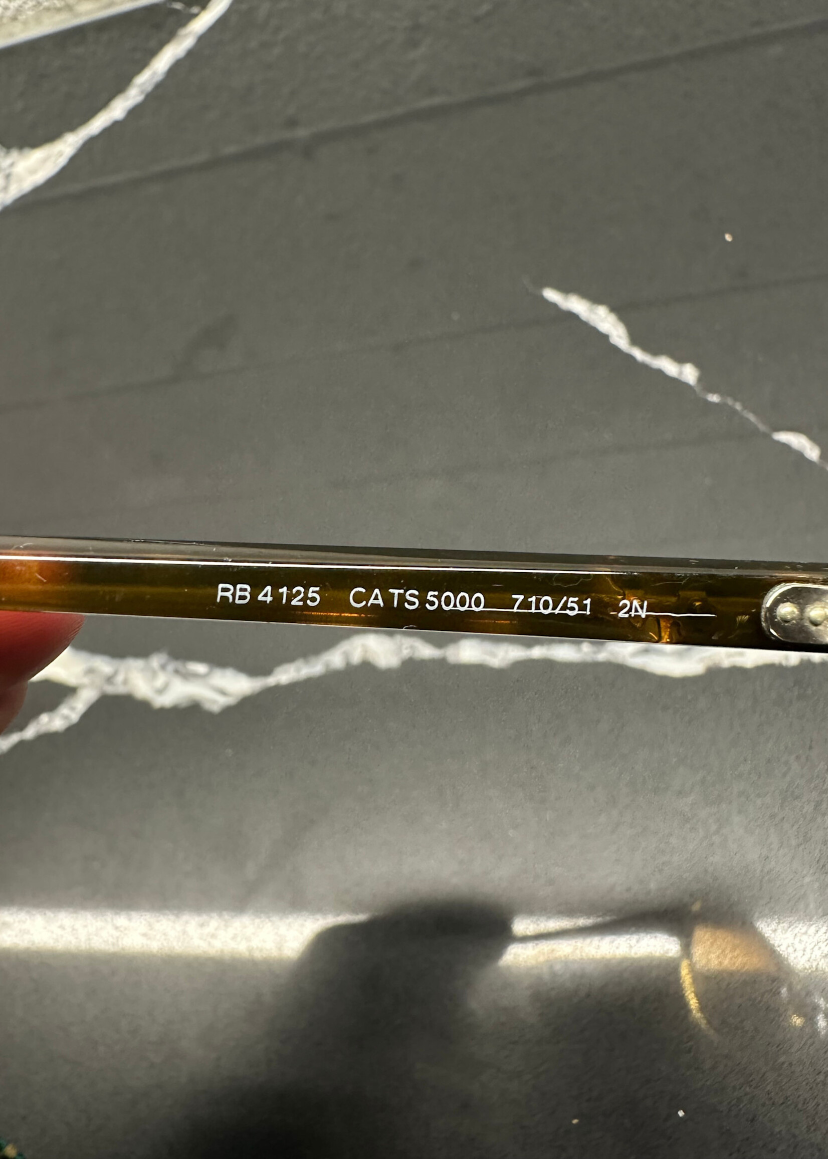 RAY BANS BROWN MARBLE FRAMES