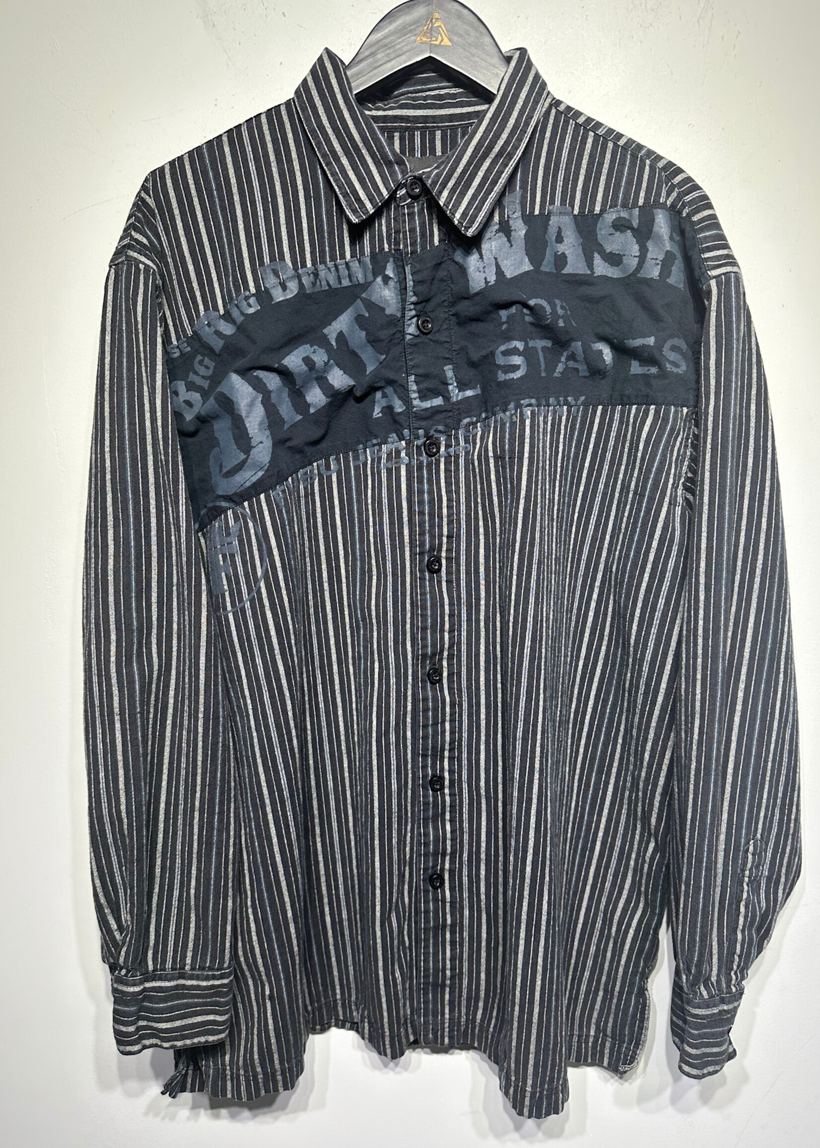 Fubu Y2K Pinstripe Graphic B/U XXL