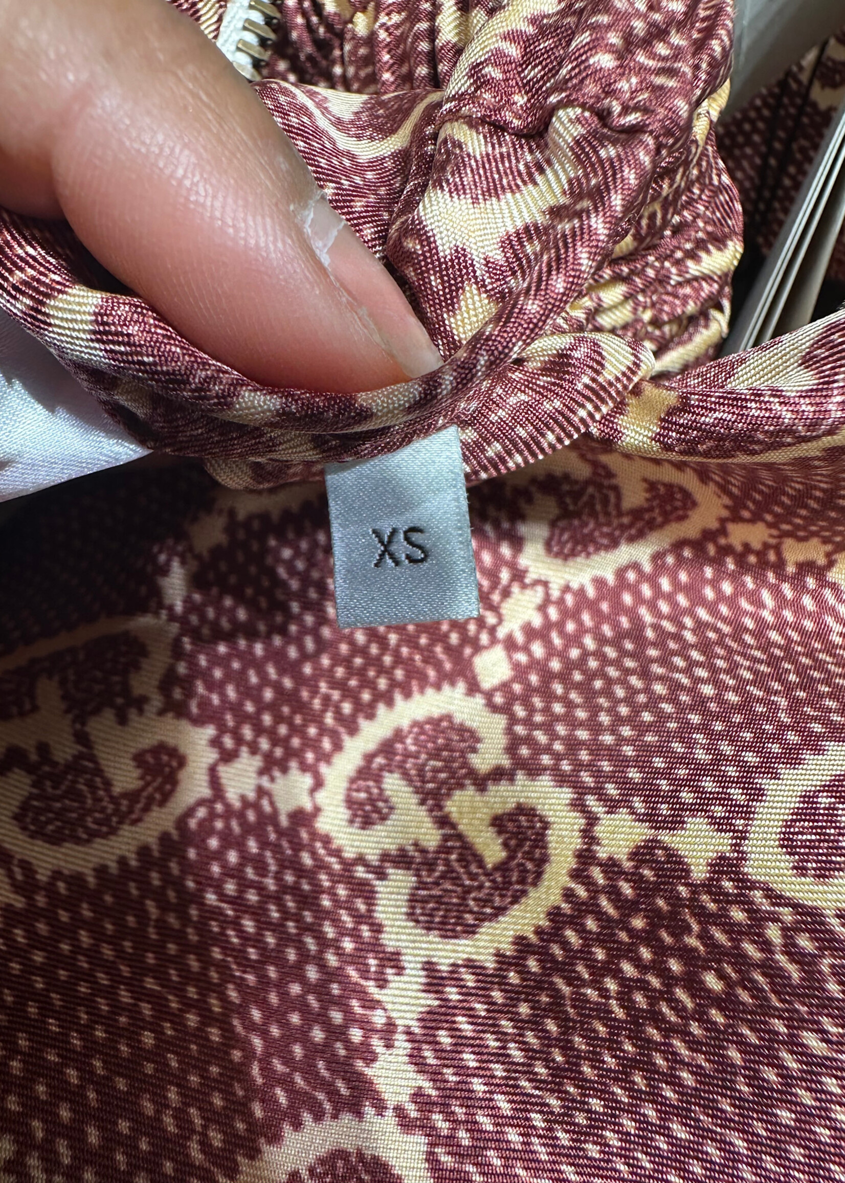 NWT Gucci GG Supreme Silk Twill Dress XS Retail:$2200