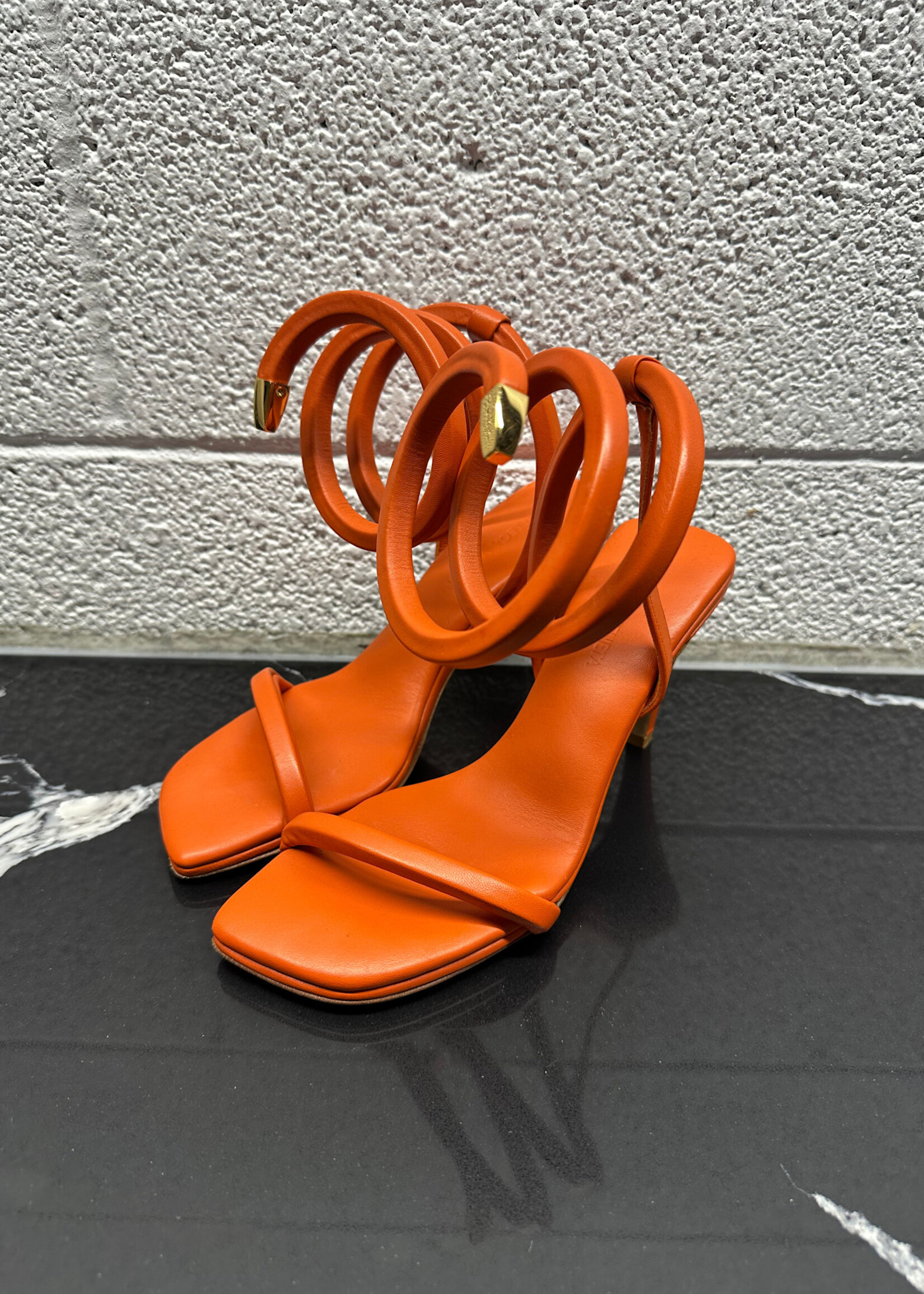 Bottega Veneta Napa Spiral Heel 36.5/6.5