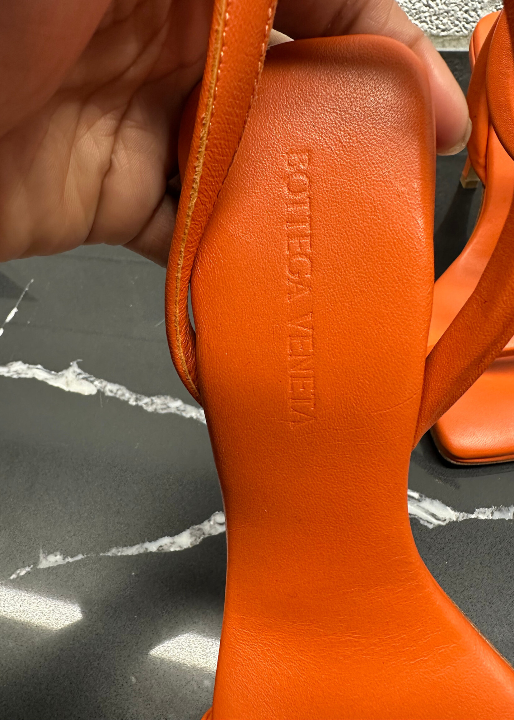 Bottega Veneta Napa Spiral Heel 36.5/6.5