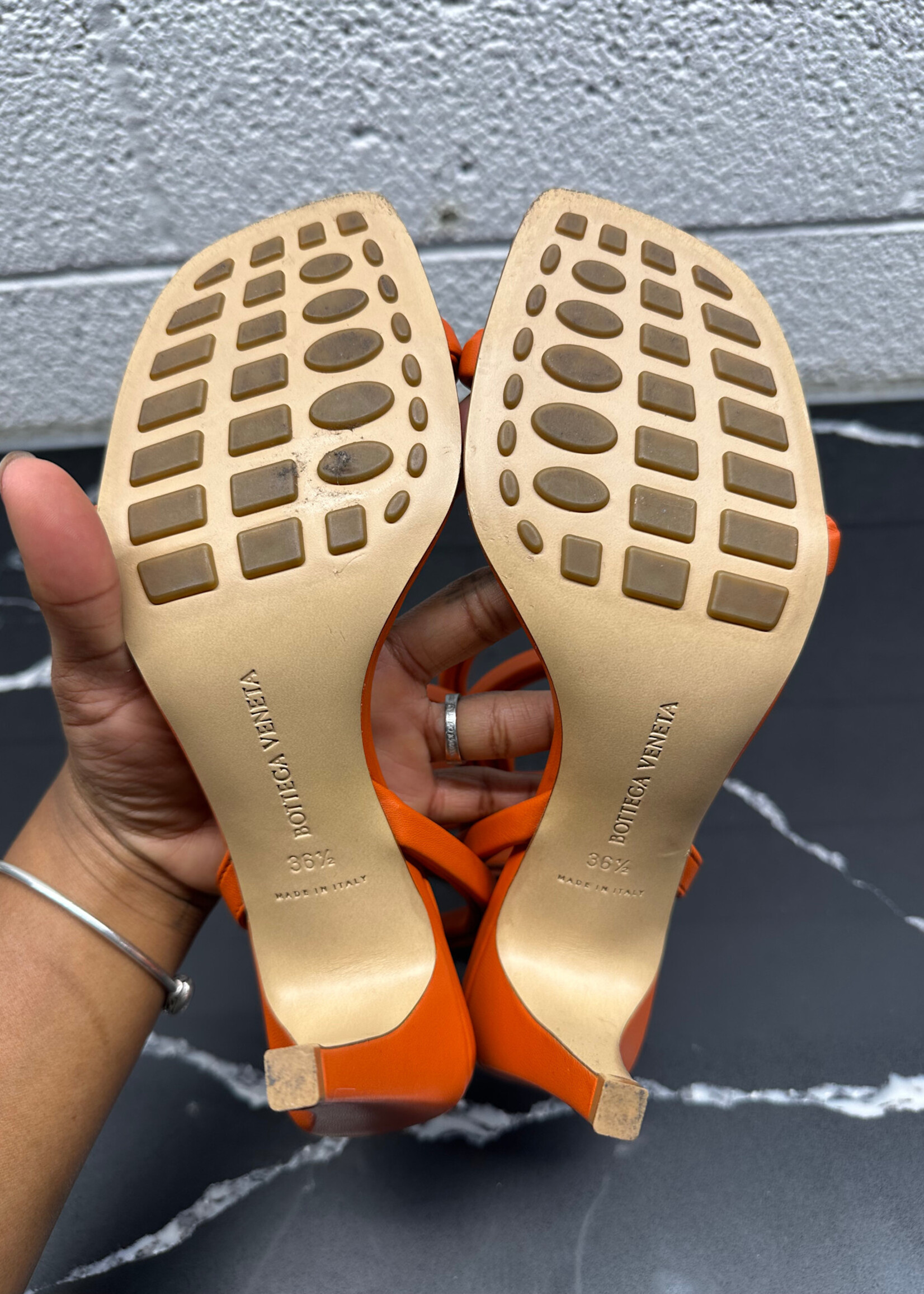 Bottega Veneta Napa Spiral Heel 36.5/6.5