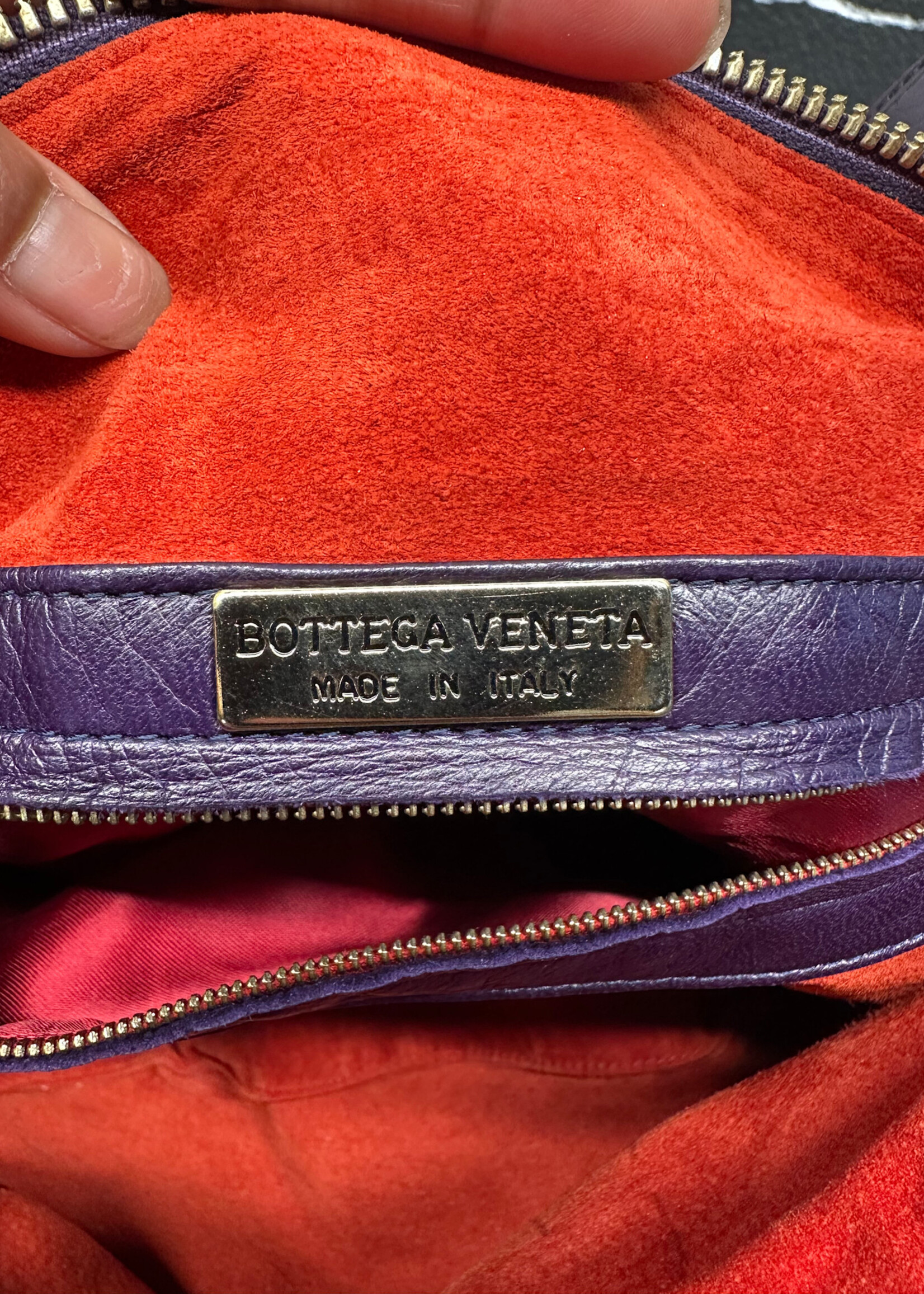 Bottega Veneta Purple Shoulder Bag