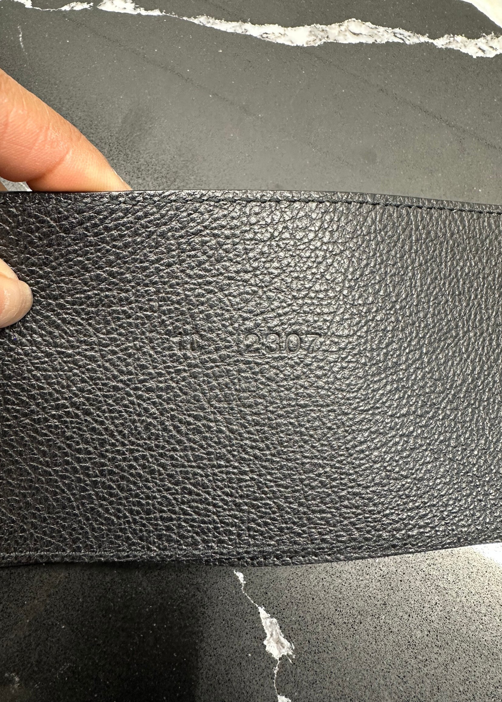 Prada Black Wide Leather Belt Fem 32