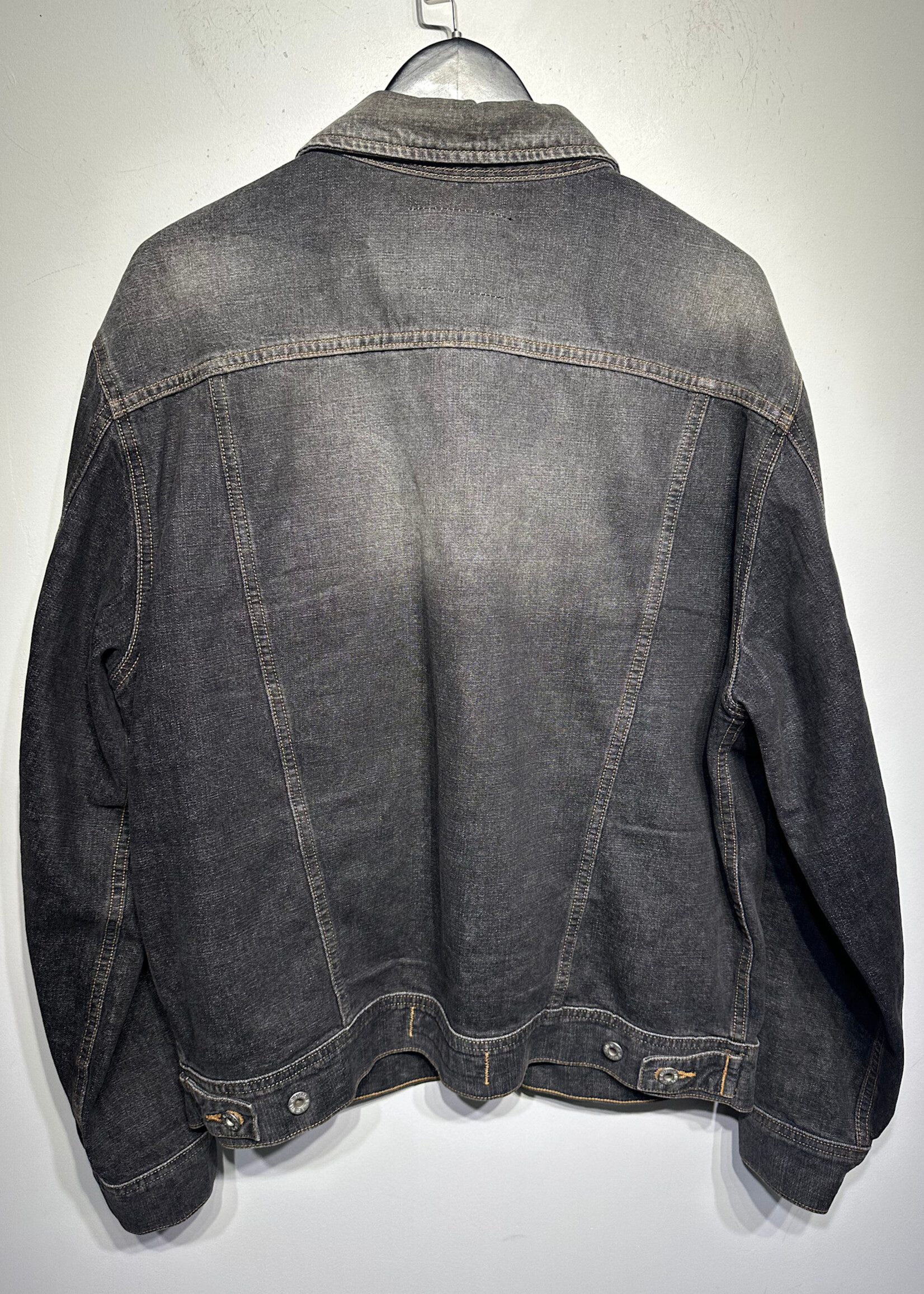 GUESS GREY OVERSIZED DENIM JACKET L