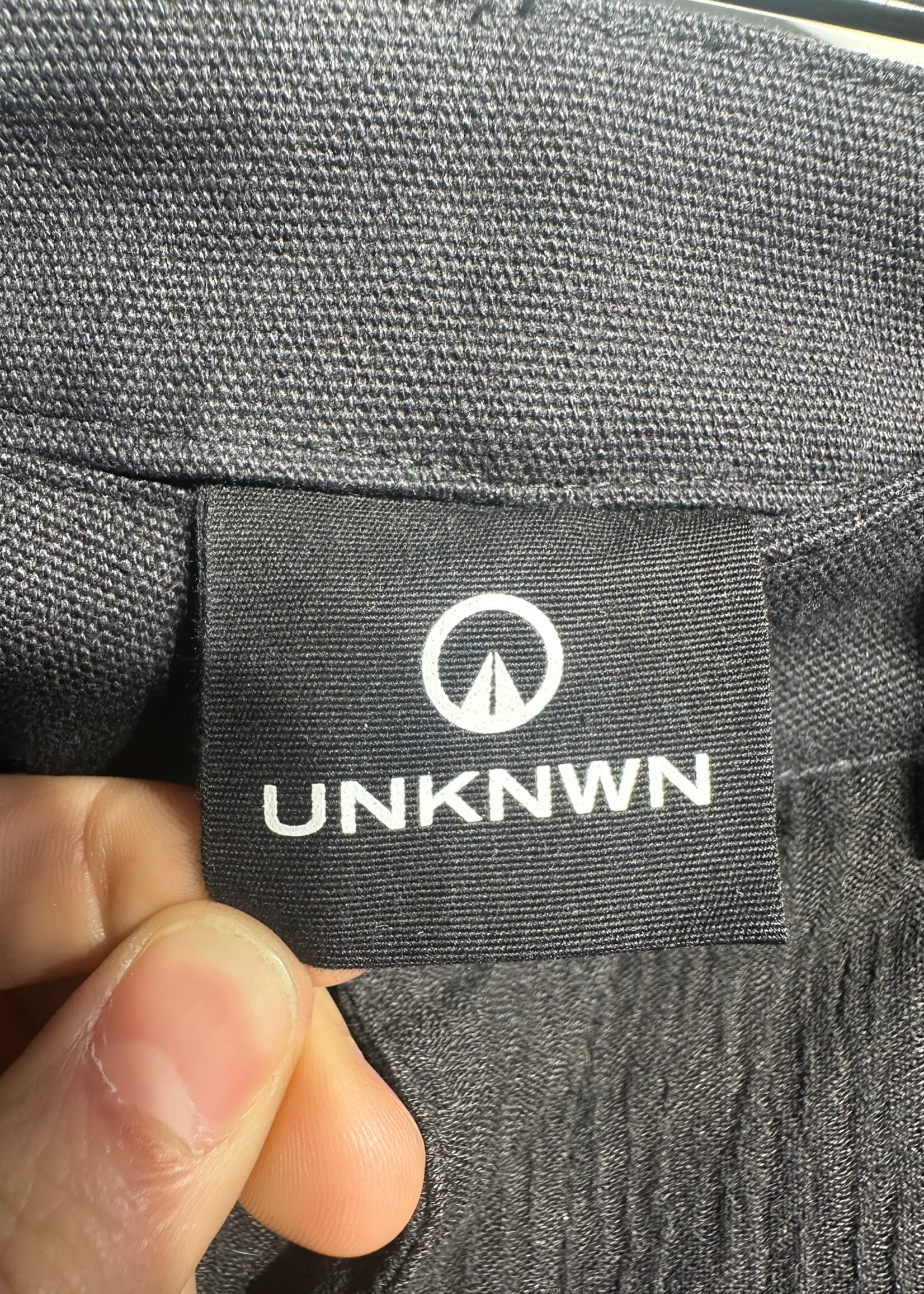 NWT UNKNWN Black Side Snap Pants Masc 30