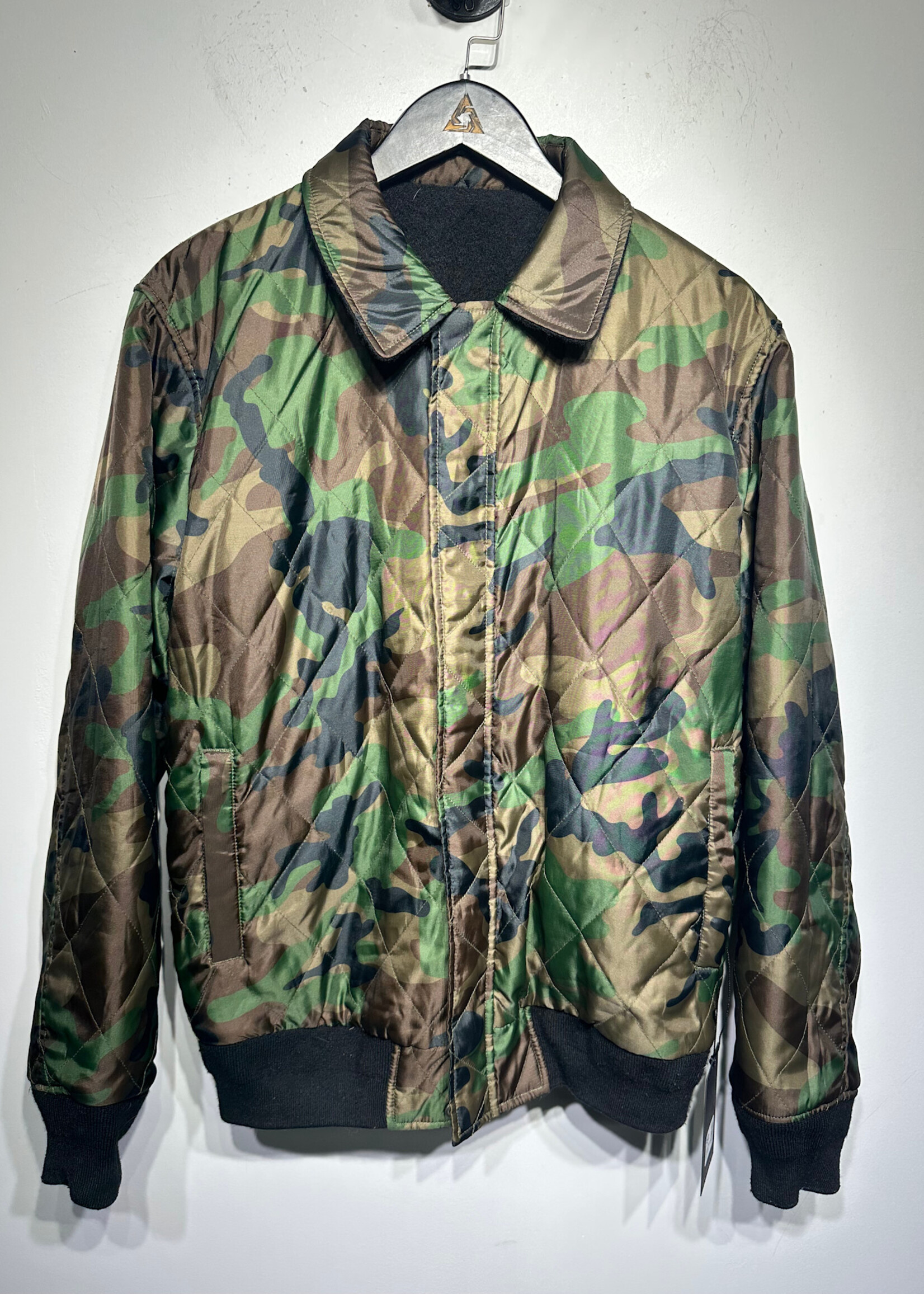 Stussy Camo Reversible Quilted Jacket M
