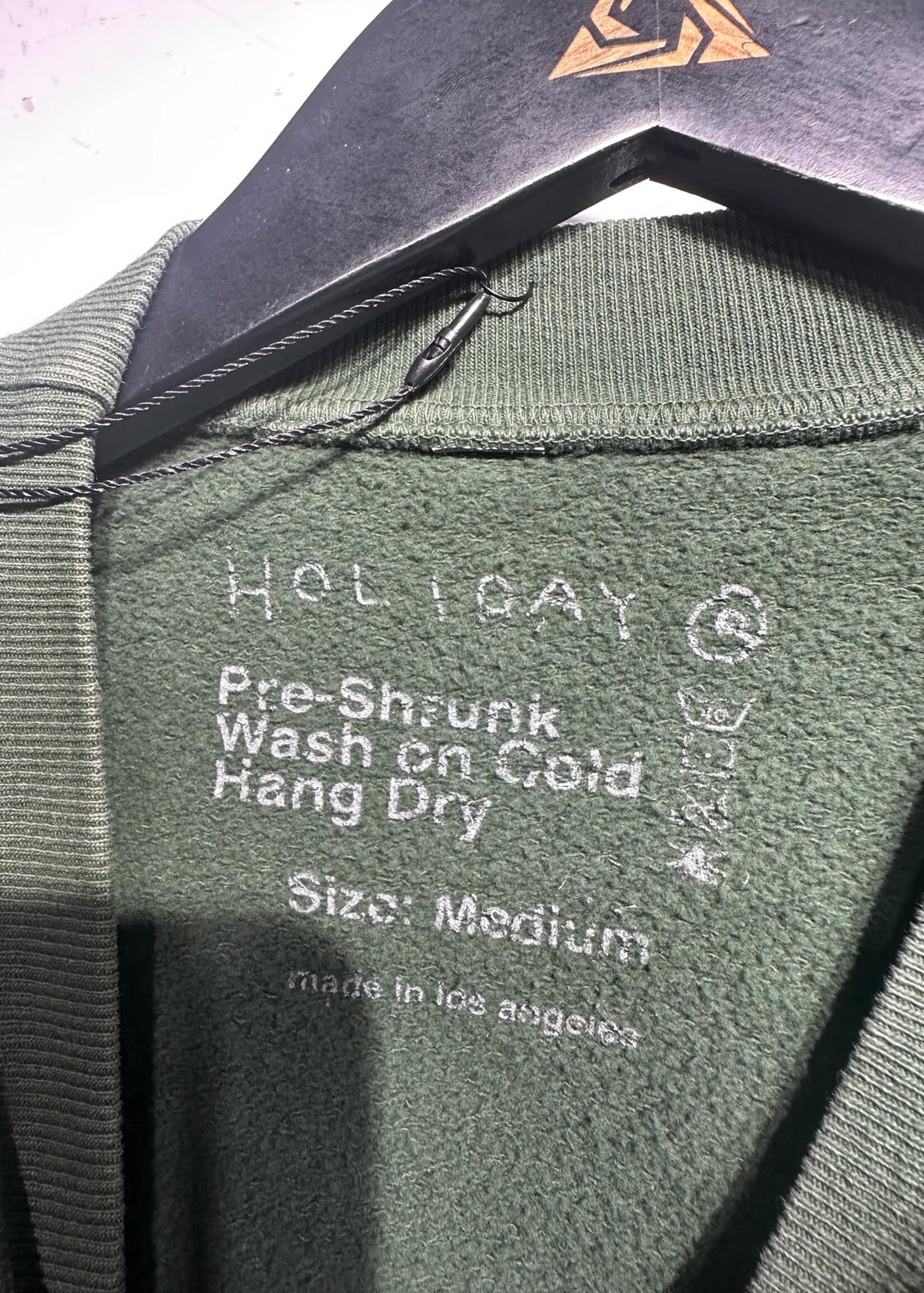 Holiday Reversible Green Logo Sweater M