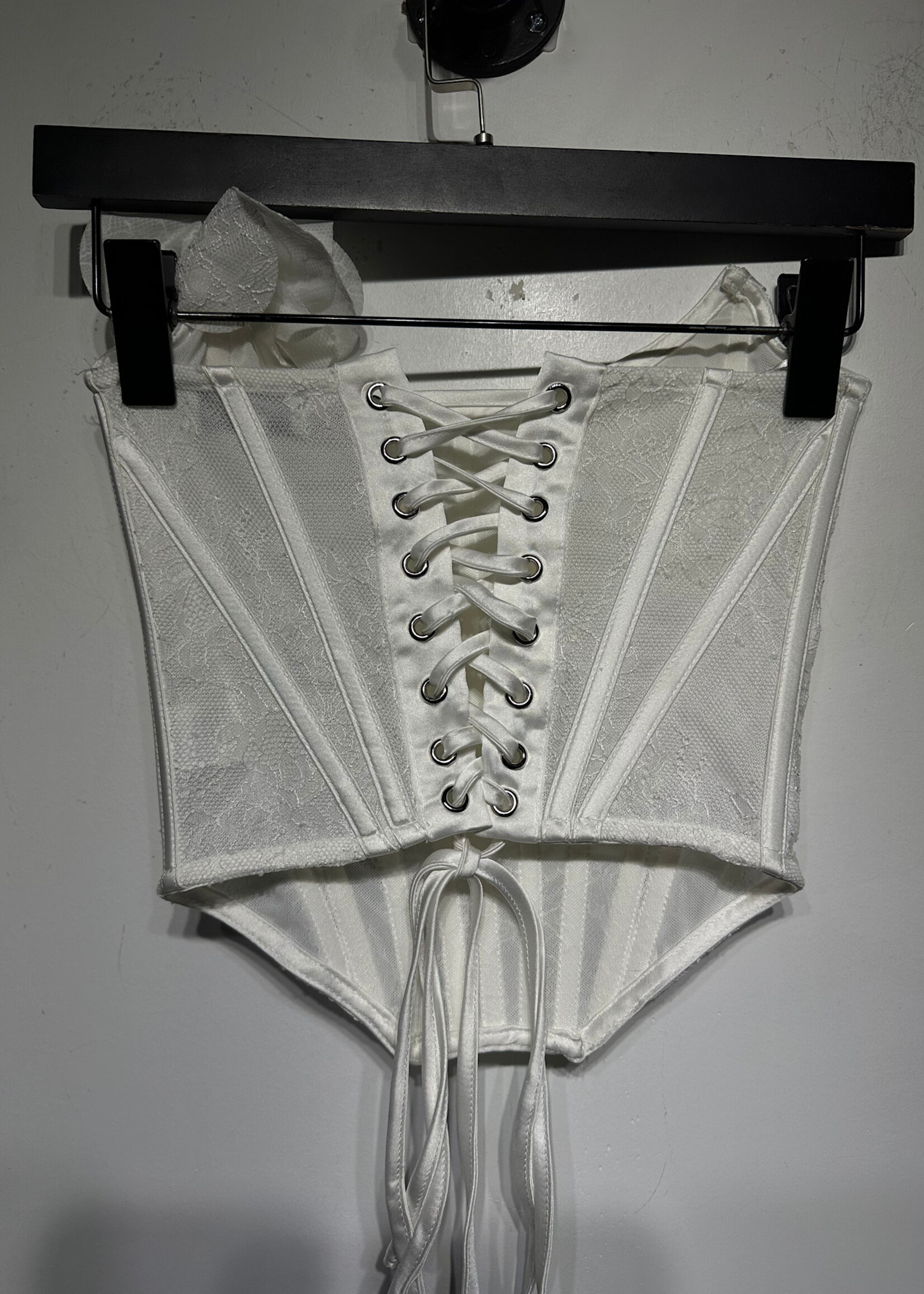 Heiress Beverly Hills White Corset XXS