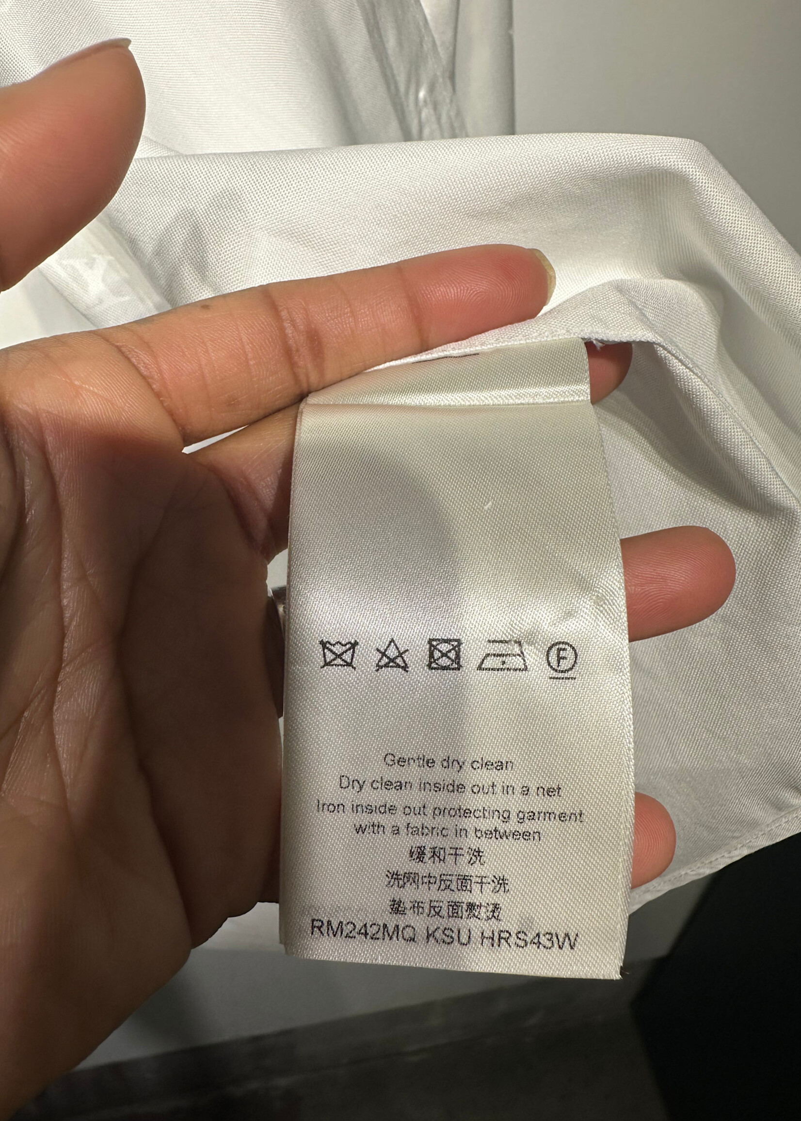 Louis Vuitton White Monogram BU Fits S/M