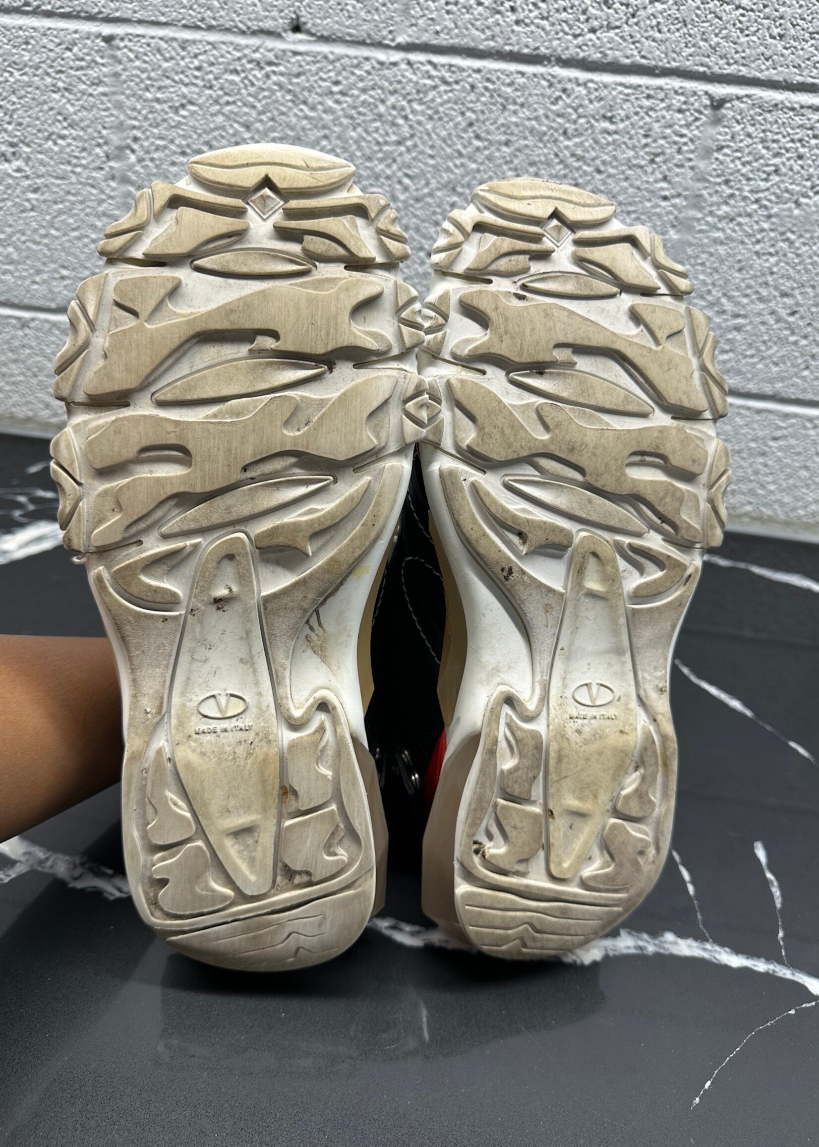 Valentino Black Metallic Running Shoes 9