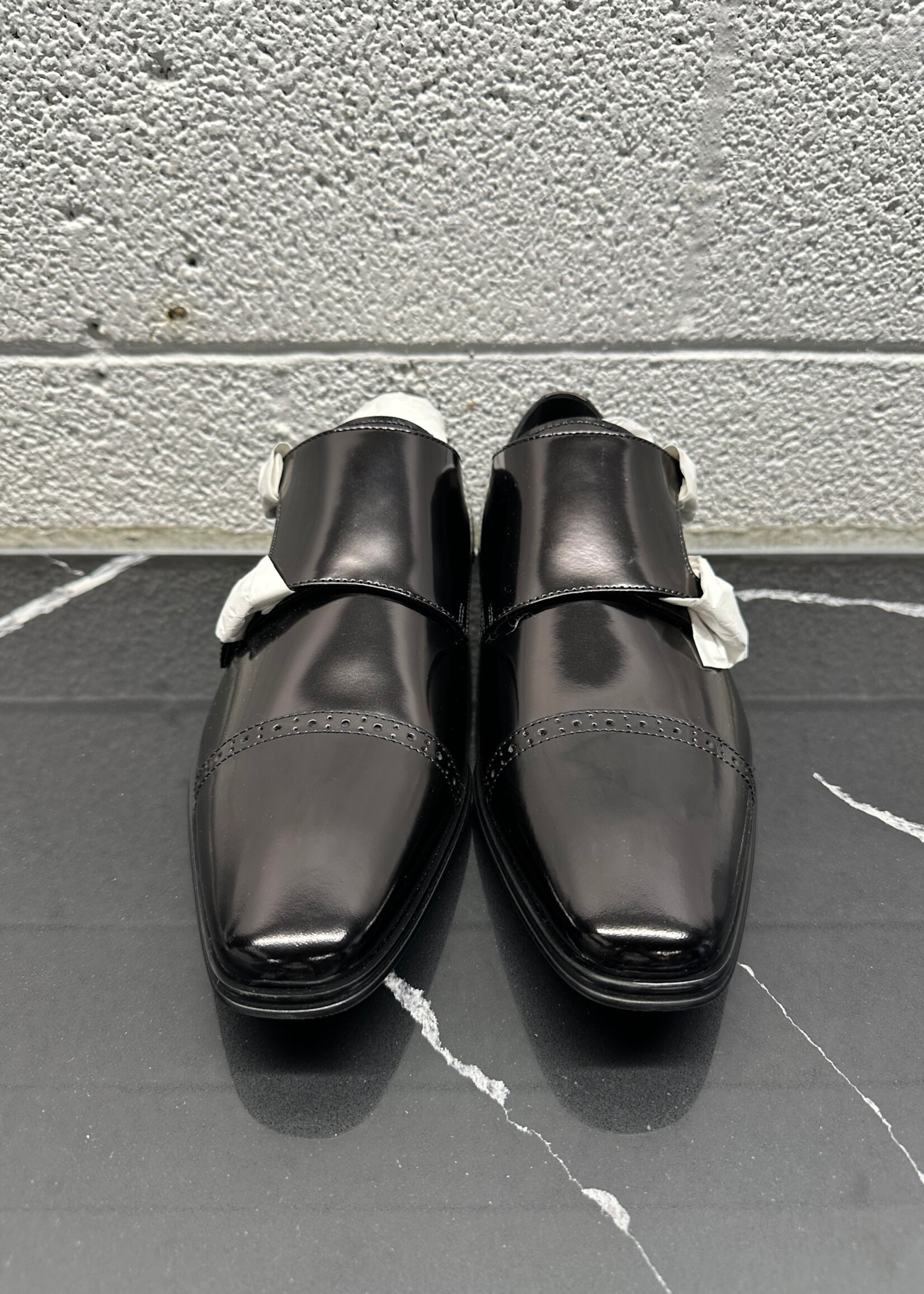 Versace Dark Brown/Purple Flap Dress Shoes 10