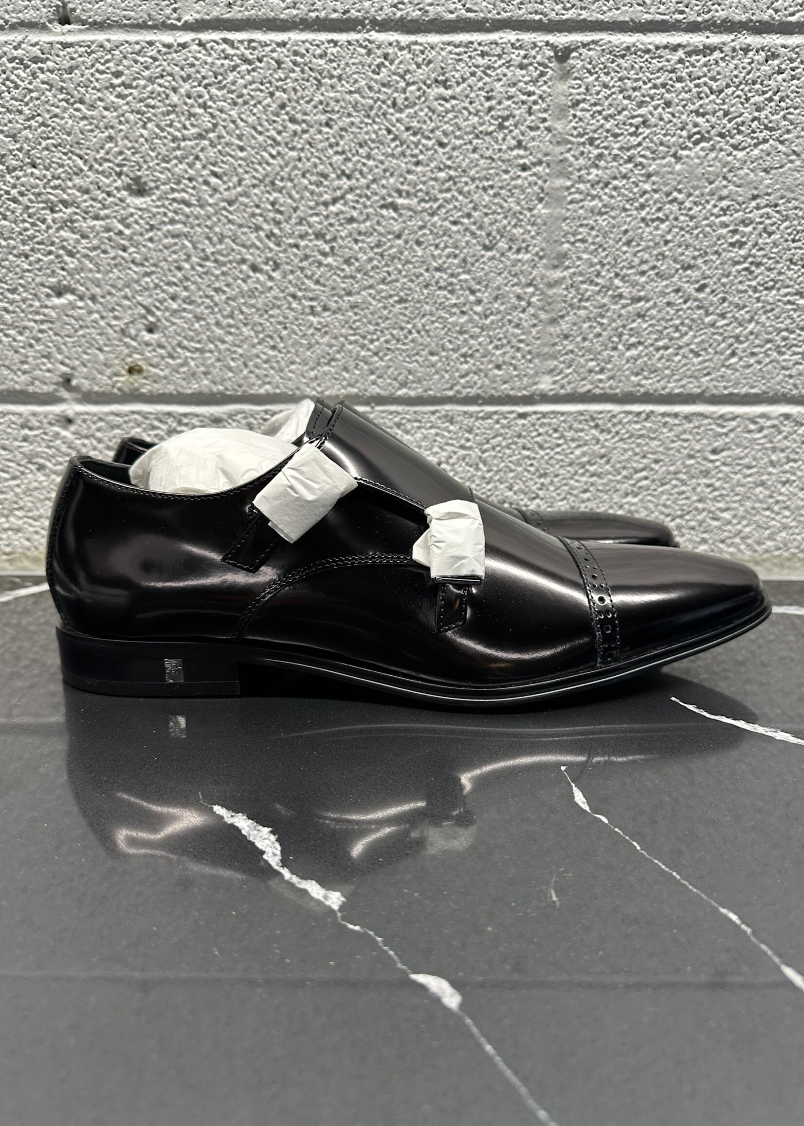 Versace Dark Brown/Purple Flap Dress Shoes 10