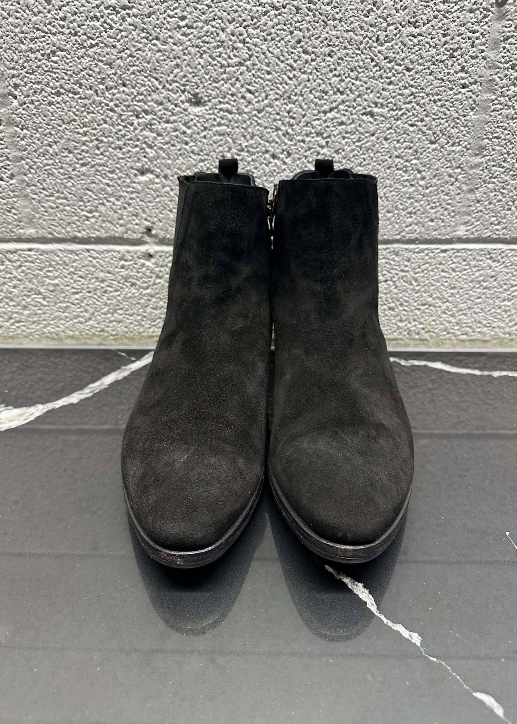 Dolce & Gabbana Black Stretch Chelsa Boot Masc 9