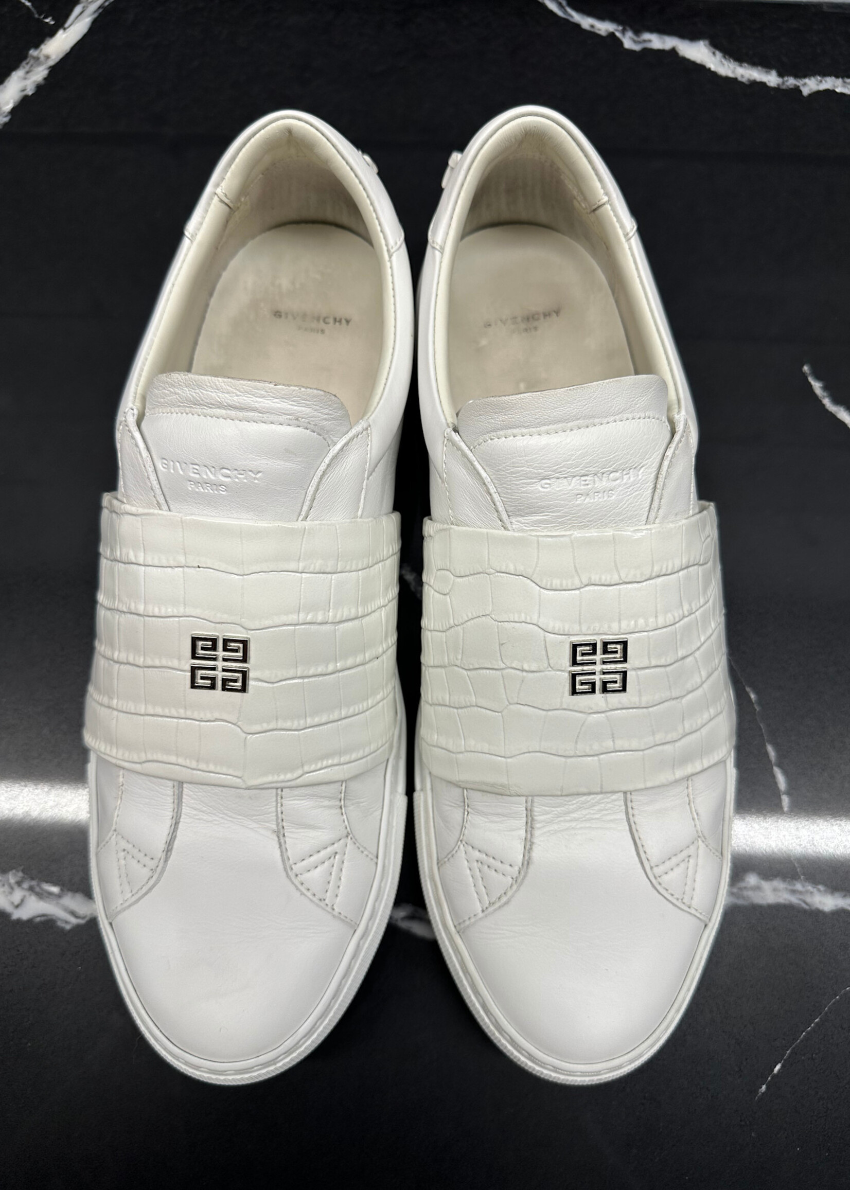 Givenchy White Crock Strap Shoes 10