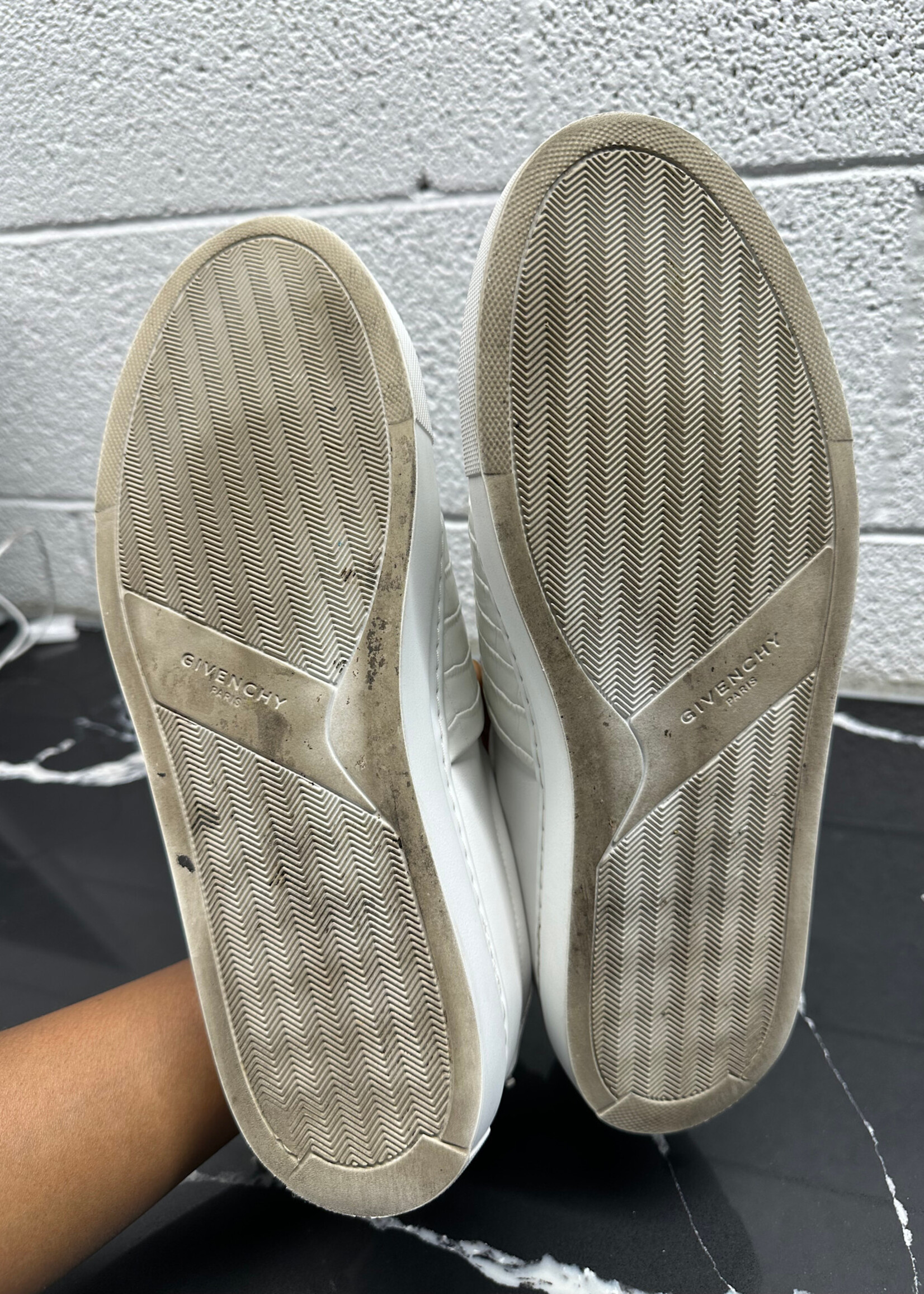 Givenchy White Crock Strap Shoes 10